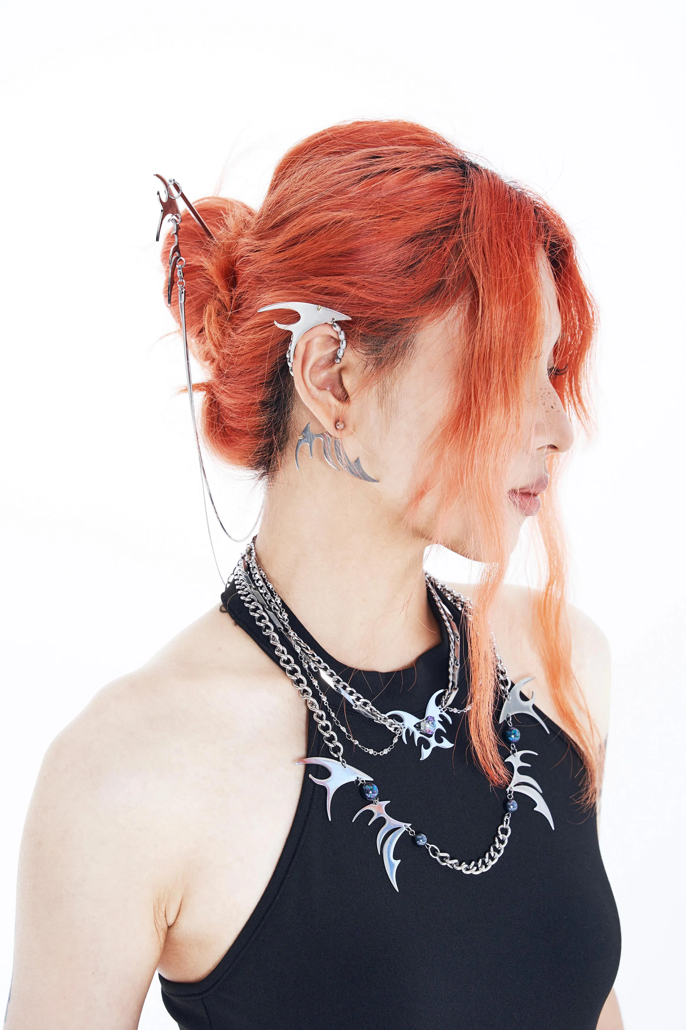 Fervooor FEV Butterfly Long chain necklace sold by Fervooor product image thumbnail 5