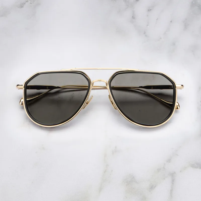 The Great Frog Limited-Edition Triumph Aviator Sunglasses made by Cutler and Gross