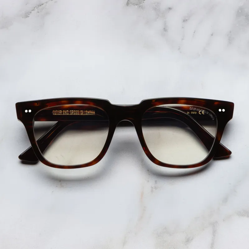 1381 Blue Light Filter Square Opticals made by Cutler and Gross