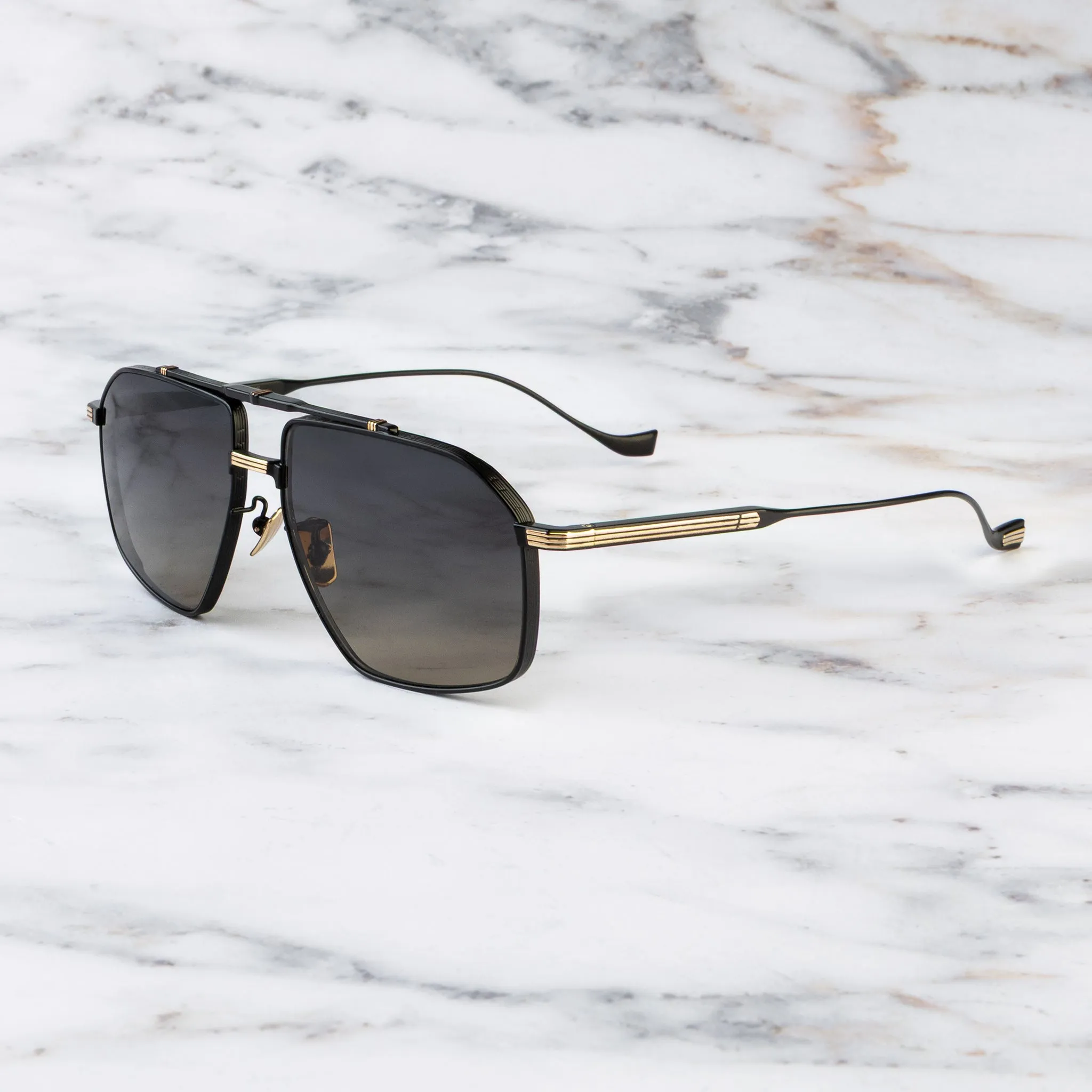 Kensington 1424 Aviator Polarised Sunglasses sold by Cutler and Gross product image thumbnail 2