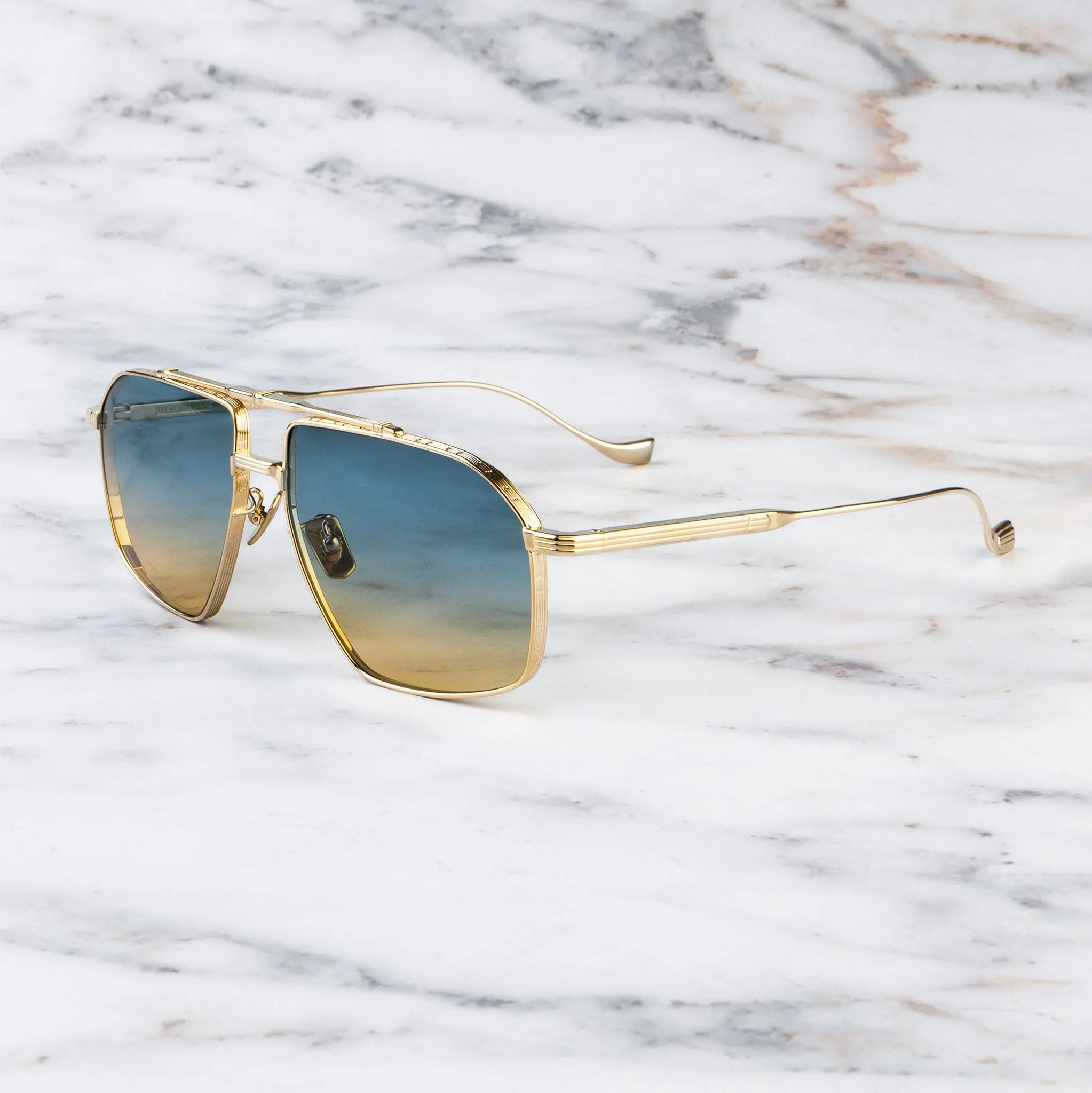 Kensington 1424 Aviator Sunglasses sold by Cutler and Gross product image thumbnail 2
