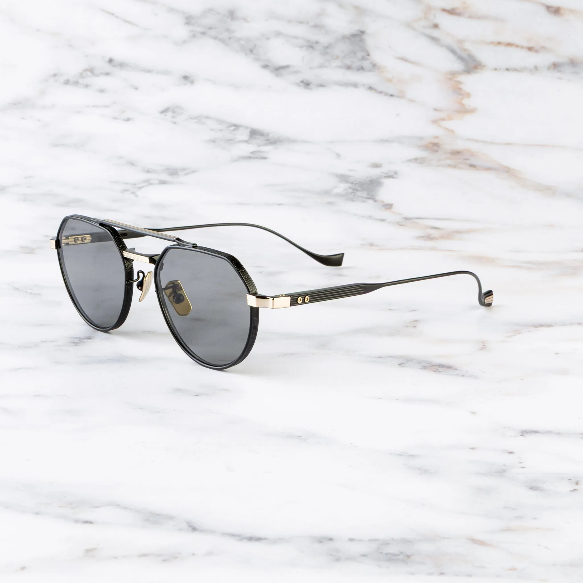 Draycott 1426 Round Sunglasses sold by Cutler and Gross product image thumbnail 4