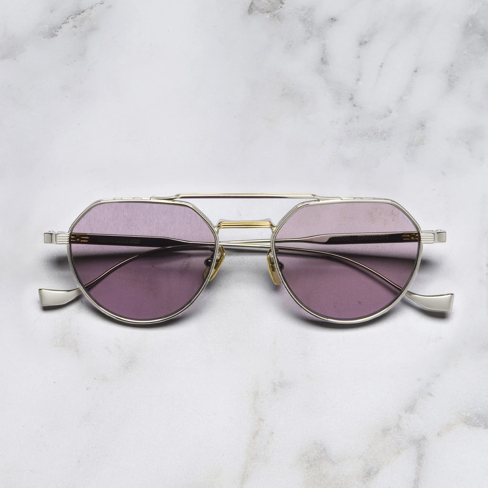 Draycott 1426 Round Sunglasses sold by Cutler and Gross