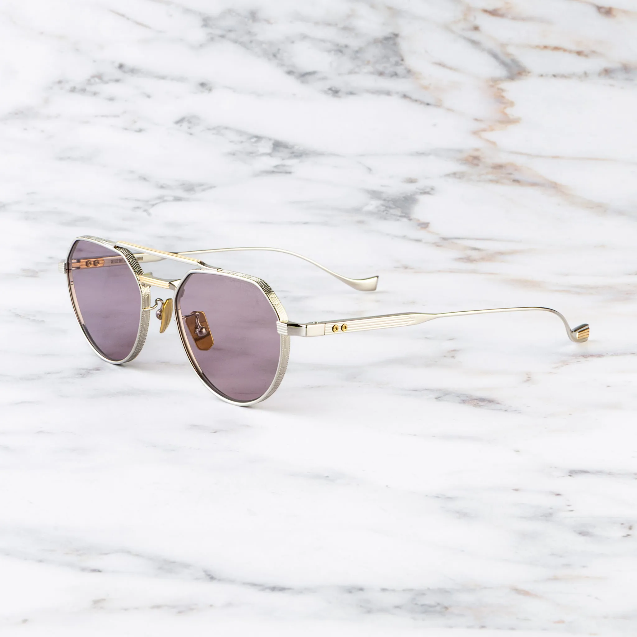 Draycott 1426 Round Sunglasses sold by Cutler and Gross product image thumbnail 2