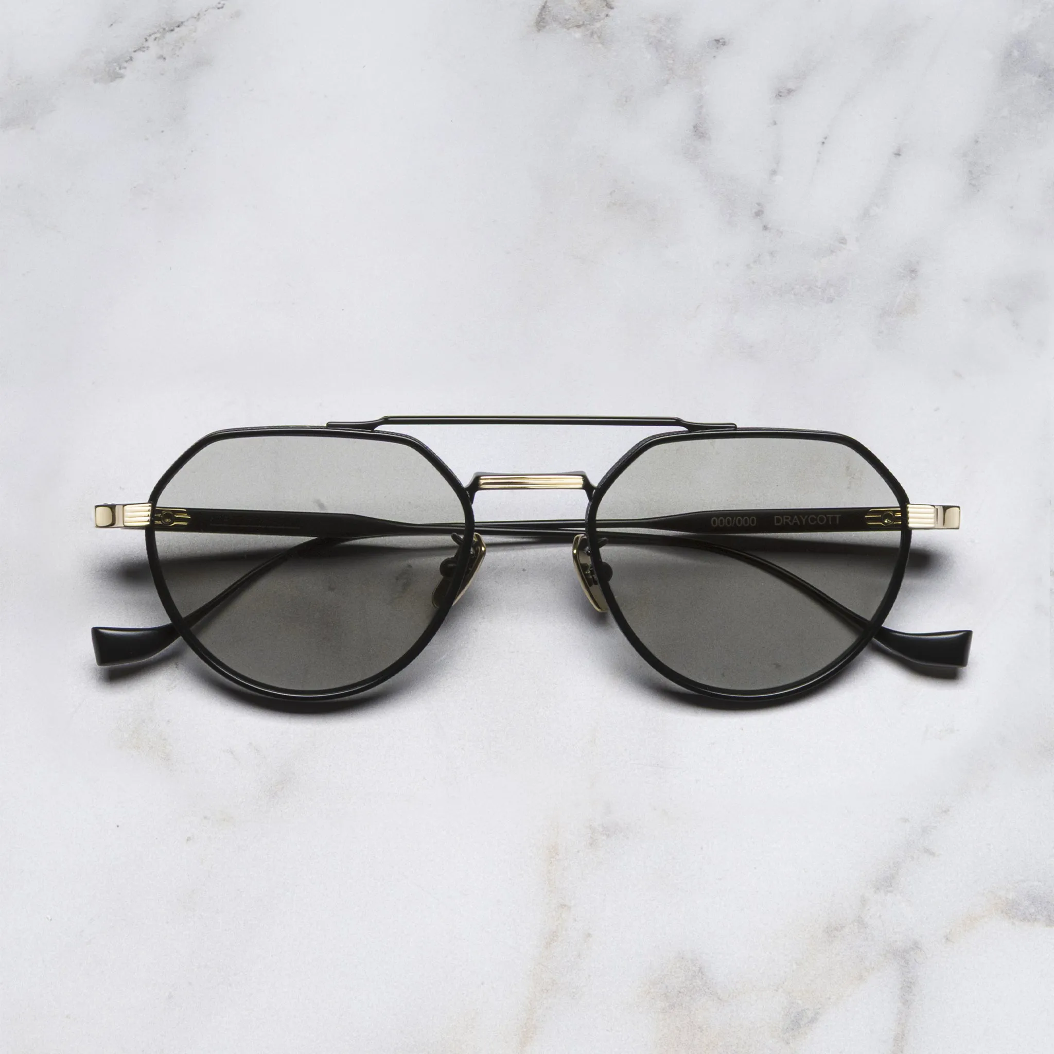Draycott 1426 Round Sunglasses sold by Cutler and Gross product image thumbnail 3