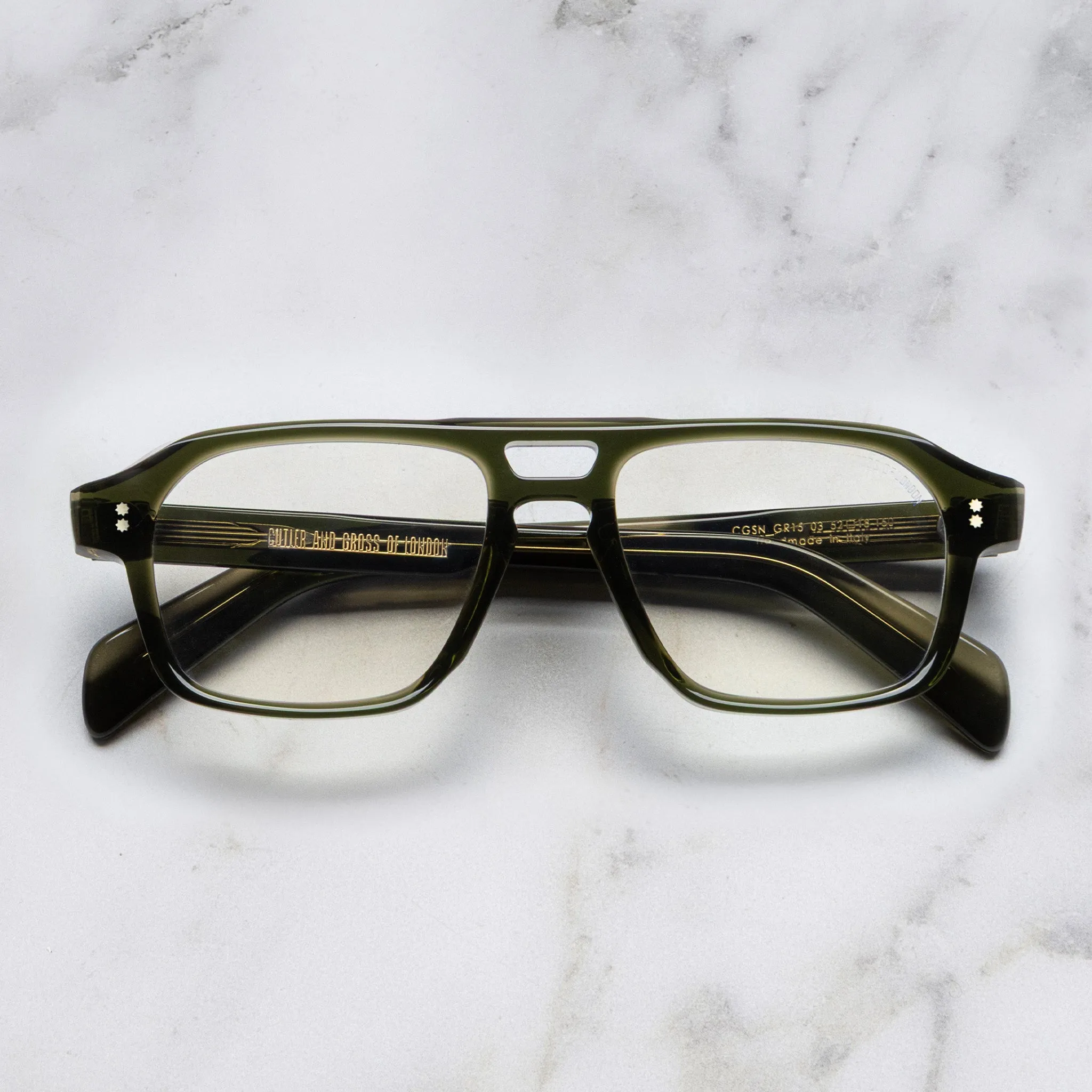 GR15 Aviator Opticals (Large) sold by Cutler and Gross