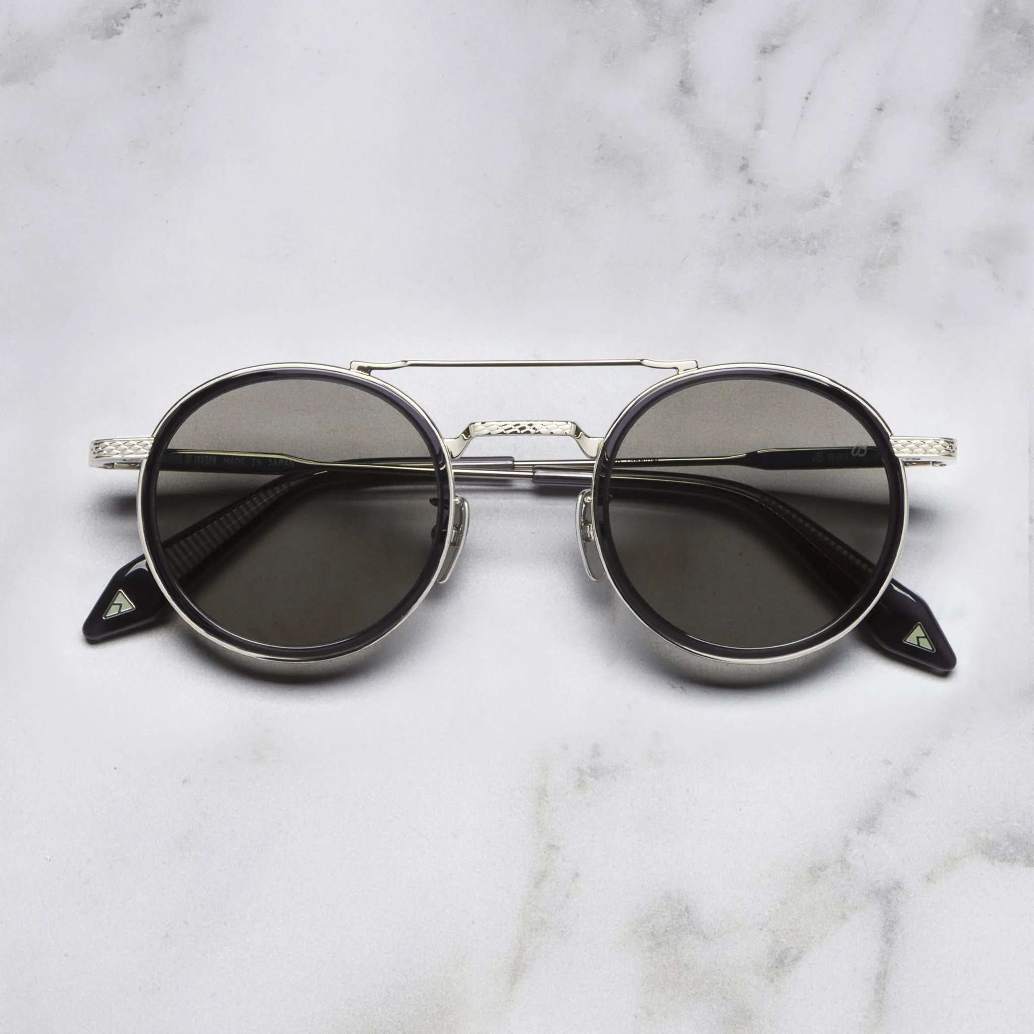 Breitling Chrono 0002 Round Sunglasses sold by Cutler and Gross product image thumbnail 5