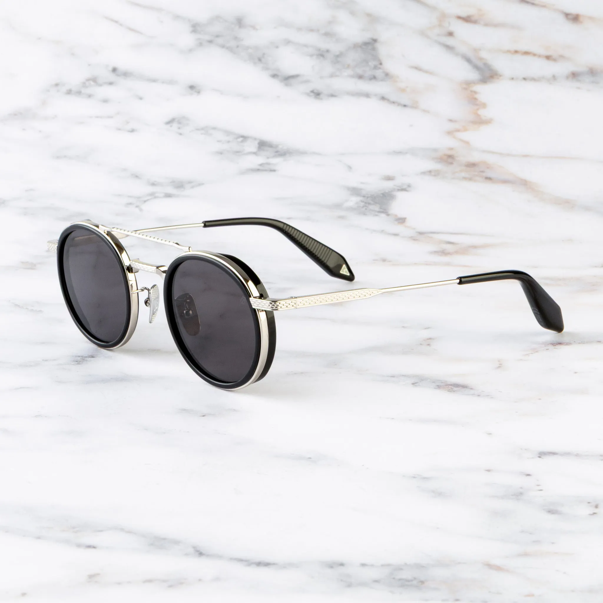 Breitling Chrono 0002 Round Sunglasses sold by Cutler and Gross product image thumbnail 2