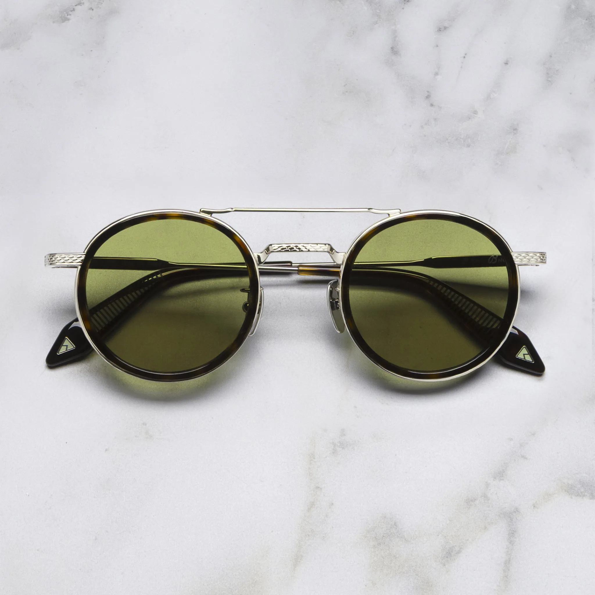Breitling Chrono 0002 Round Sunglasses sold by Cutler and Gross product image thumbnail 3