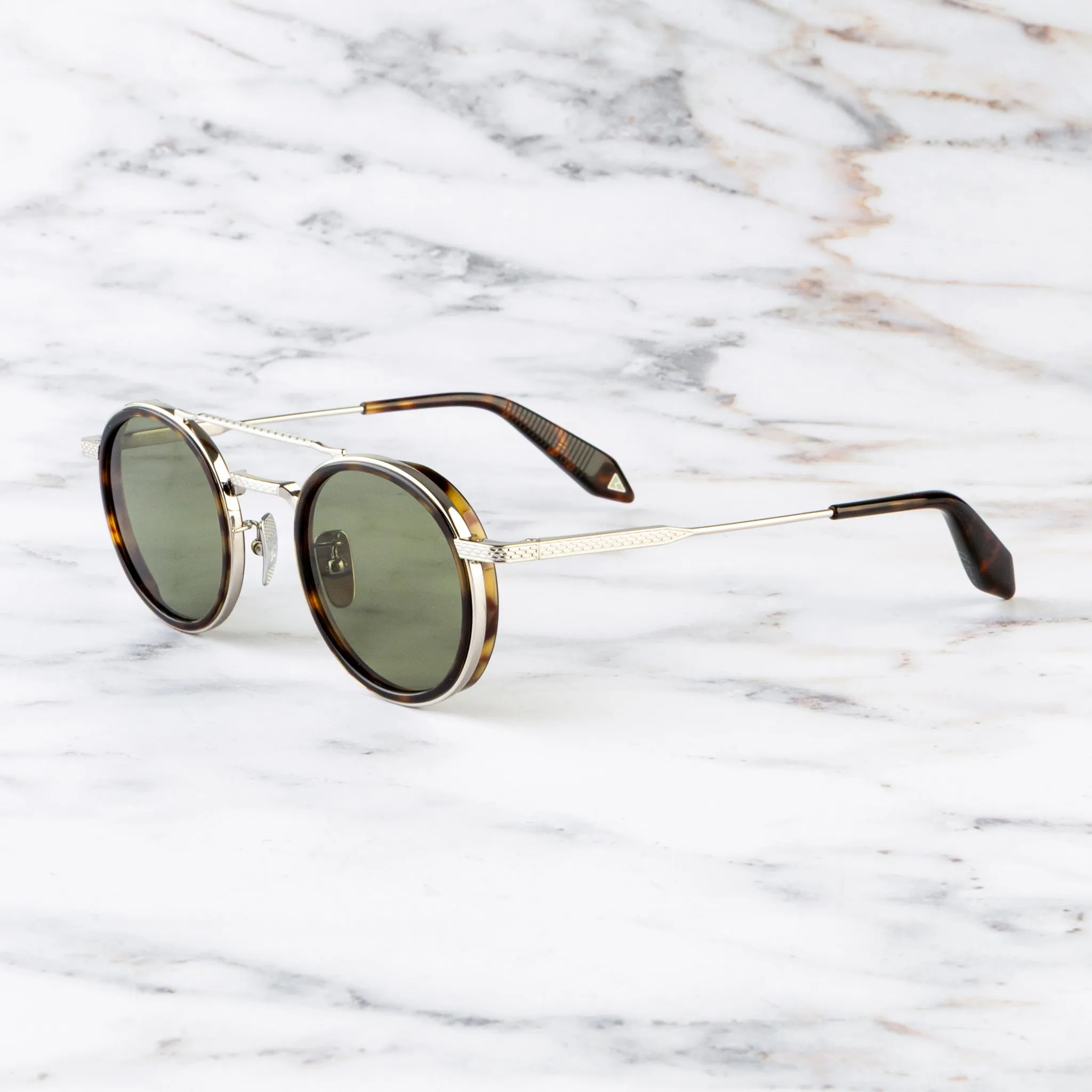 Breitling Chrono 0002 Round Sunglasses sold by Cutler and Gross product image thumbnail 4