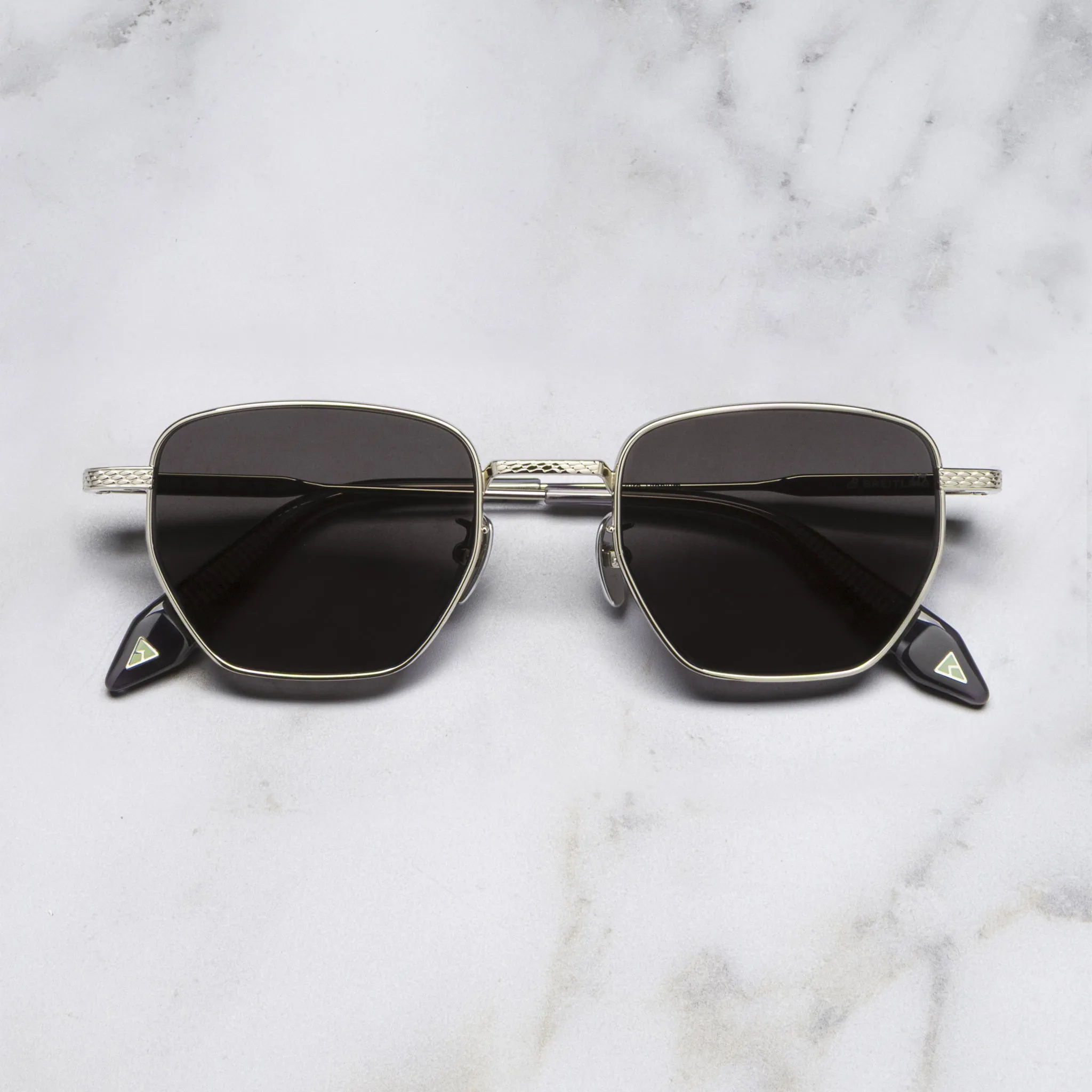 Breitling Léman 0001 Square Sunglasses sold by Cutler and Gross product image thumbnail 5