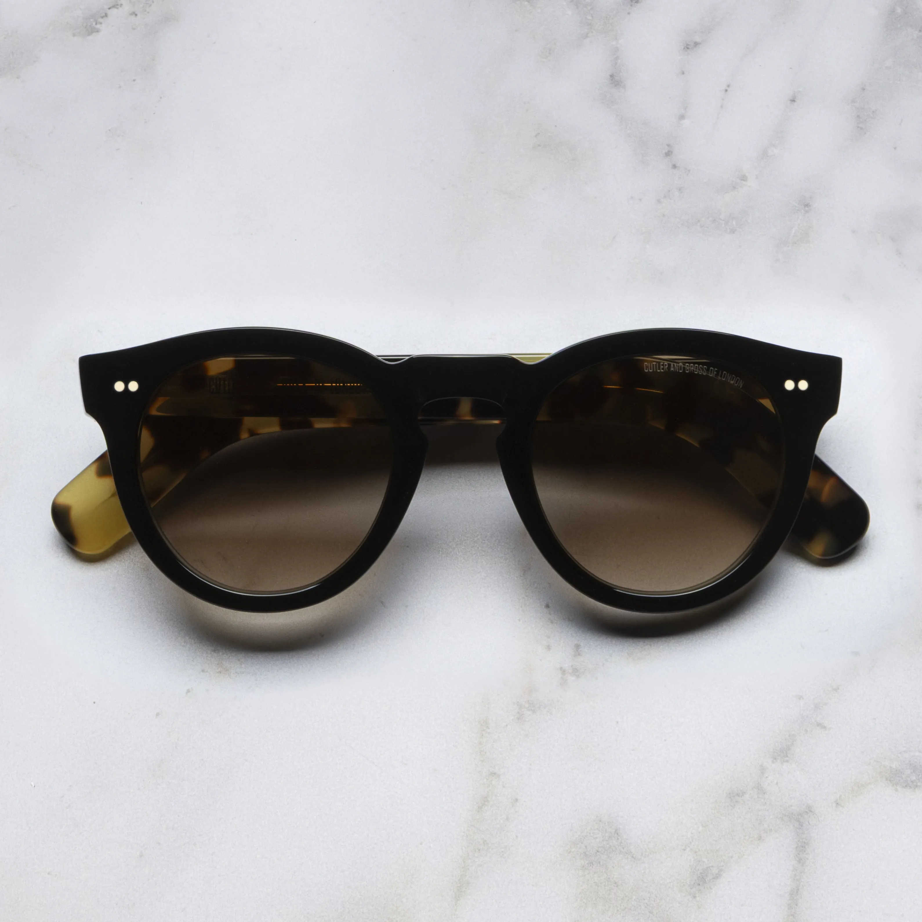 0734V2 Round Sunglasses (Small) sold by Cutler and Gross
