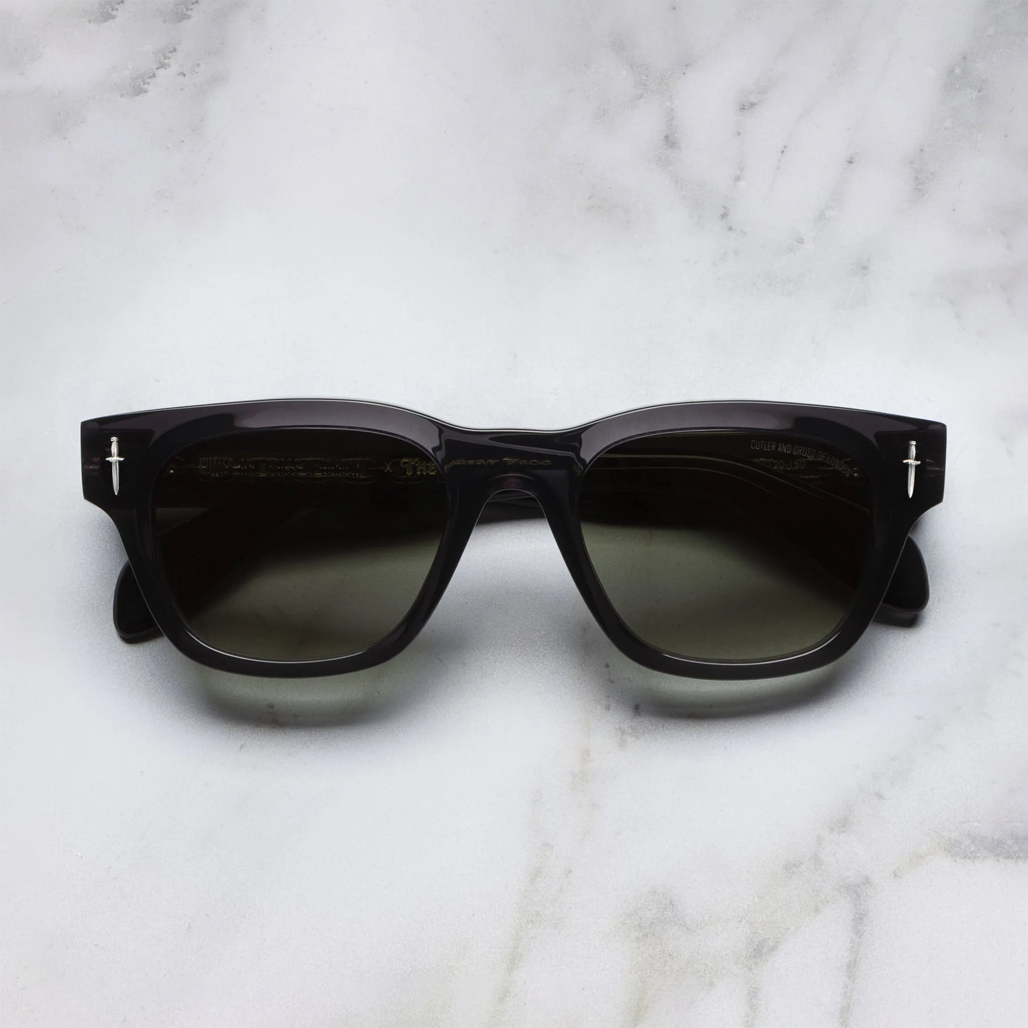 The Great Frog Crossbones Square Sunglasses sold by Cutler and Gross