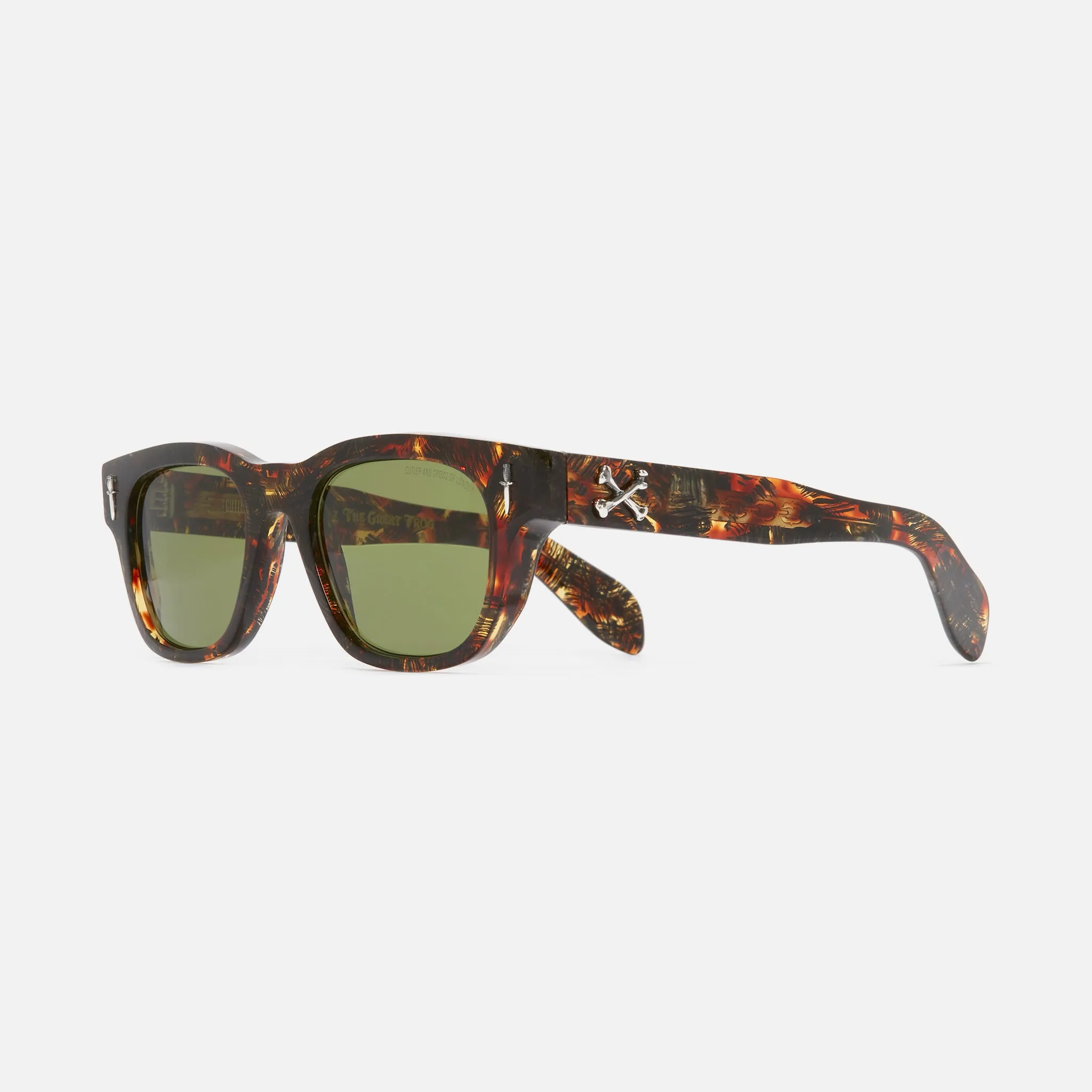 The Great Frog Crossbones Square Sunglasses sold by Cutler and Gross product image thumbnail 4