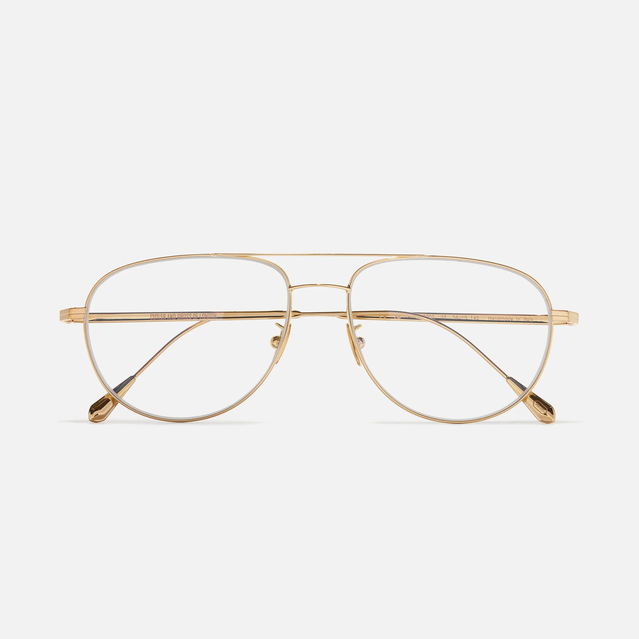 0002 Aviator Opticals sold by Cutler and Gross