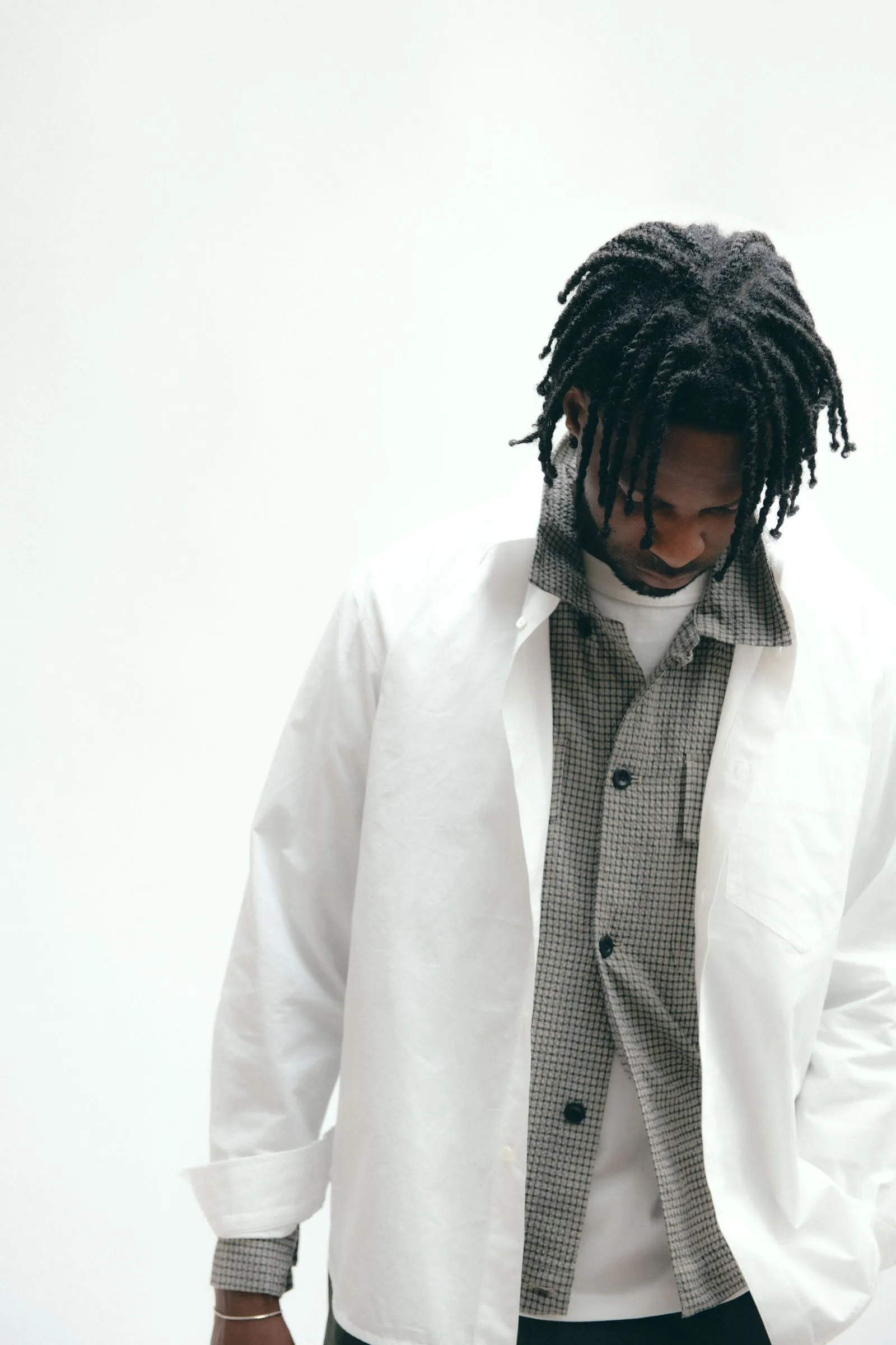 Washed Cotton Classic Shirt sold by Works and Days product image thumbnail 5