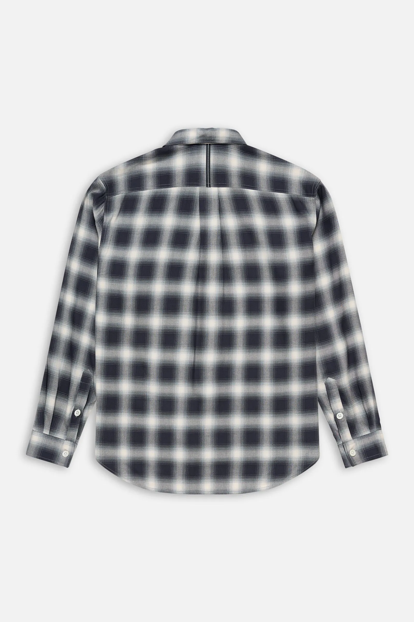 Rayon Check Classic Shirt sold by Works and Days product image thumbnail 3
