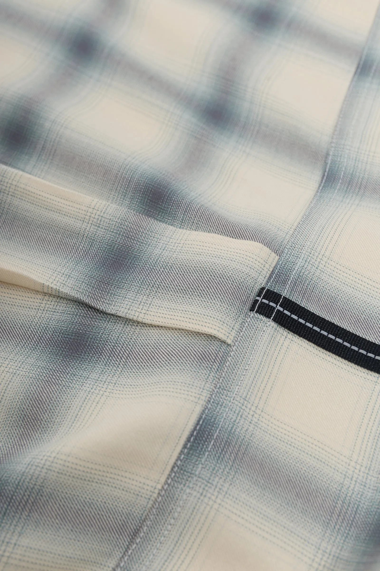 Rayon Check Classic Shirt sold by Works and Days product image thumbnail 4