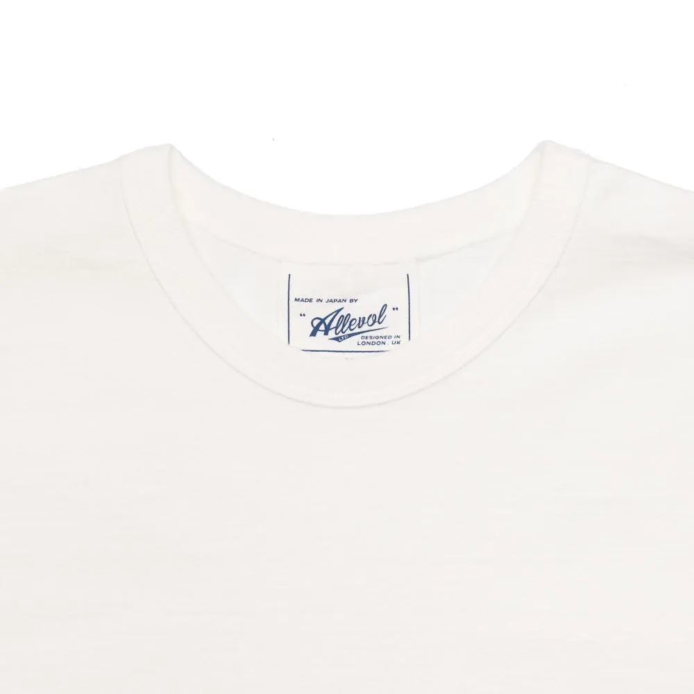 Allevol Heavy Duty Crew Neck T-Shirt White sold by Clutch Cafe product image thumbnail 2