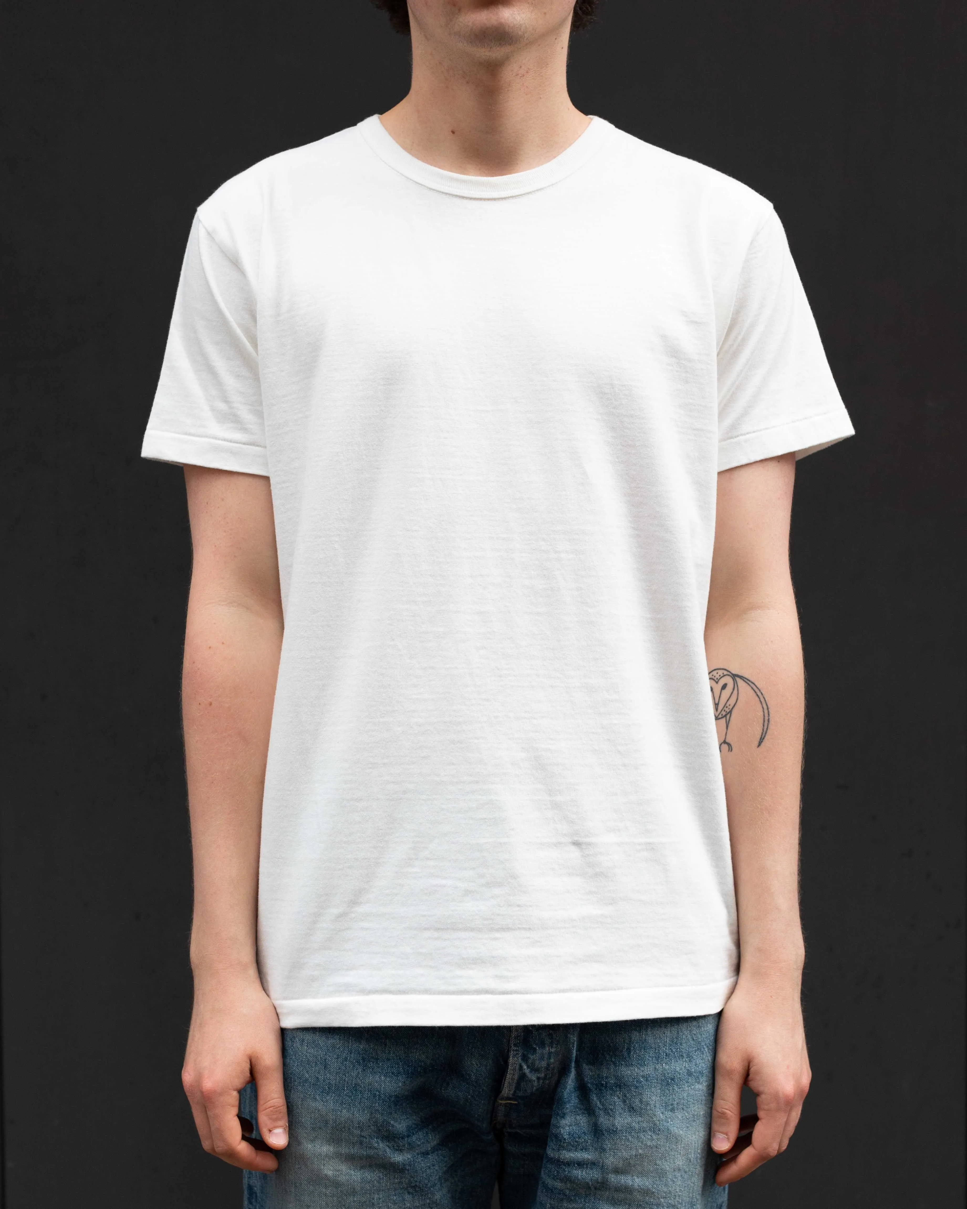 Allevol Heavy Duty Crew Neck T-Shirt White sold by Clutch Cafe product image thumbnail 5