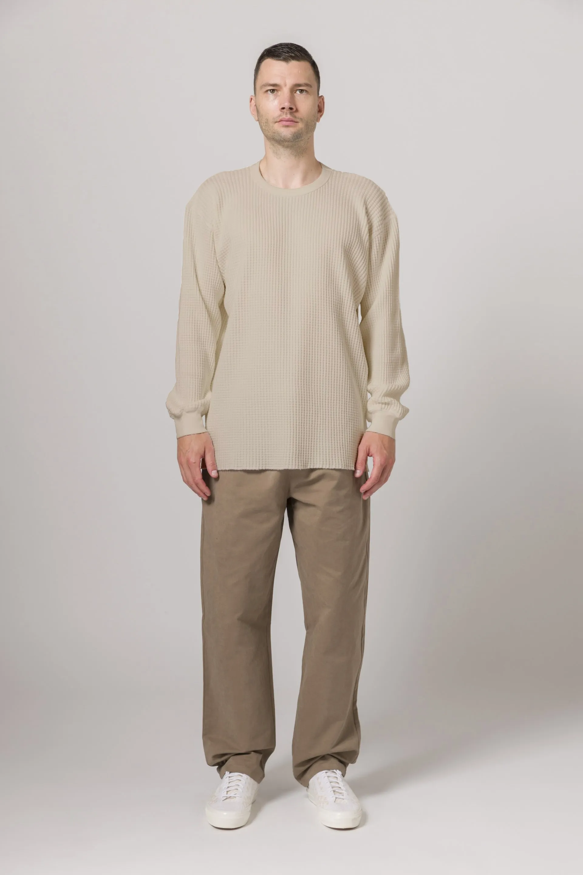 Standard Thermal Sweater Oatmeal sold by Standard Issue Tees product image thumbnail 3