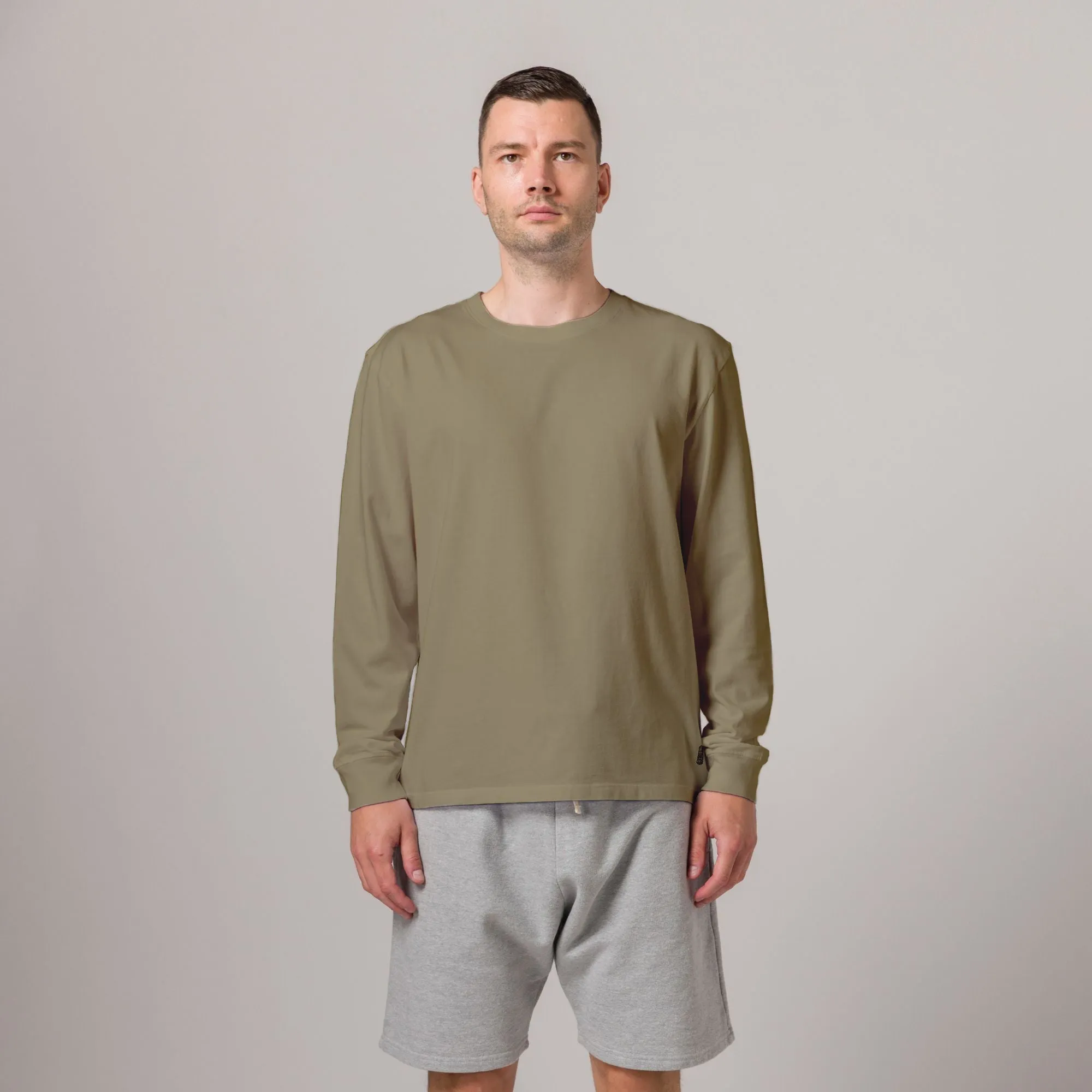 Standard Long Sleeve - Burnt Olive sold by Standard Issue Tees