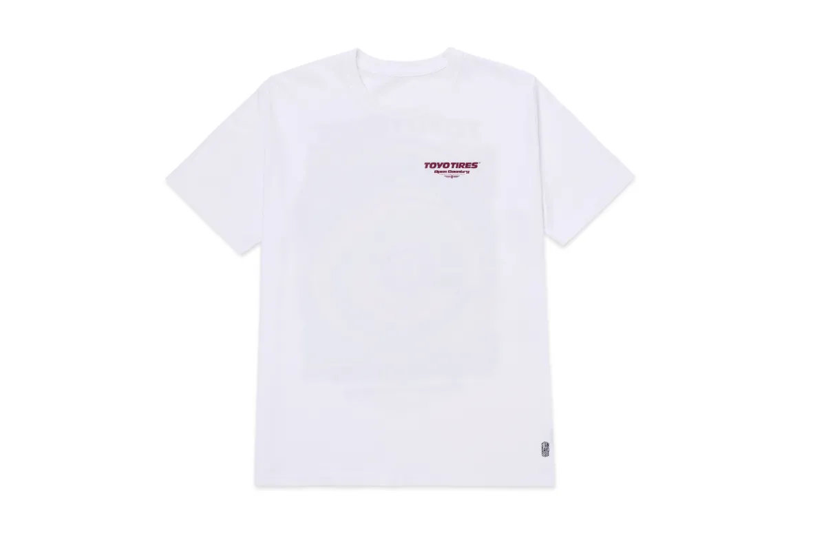 Team Toyo Maximum Traction Open Country Tee White made by Standard Issue Tees