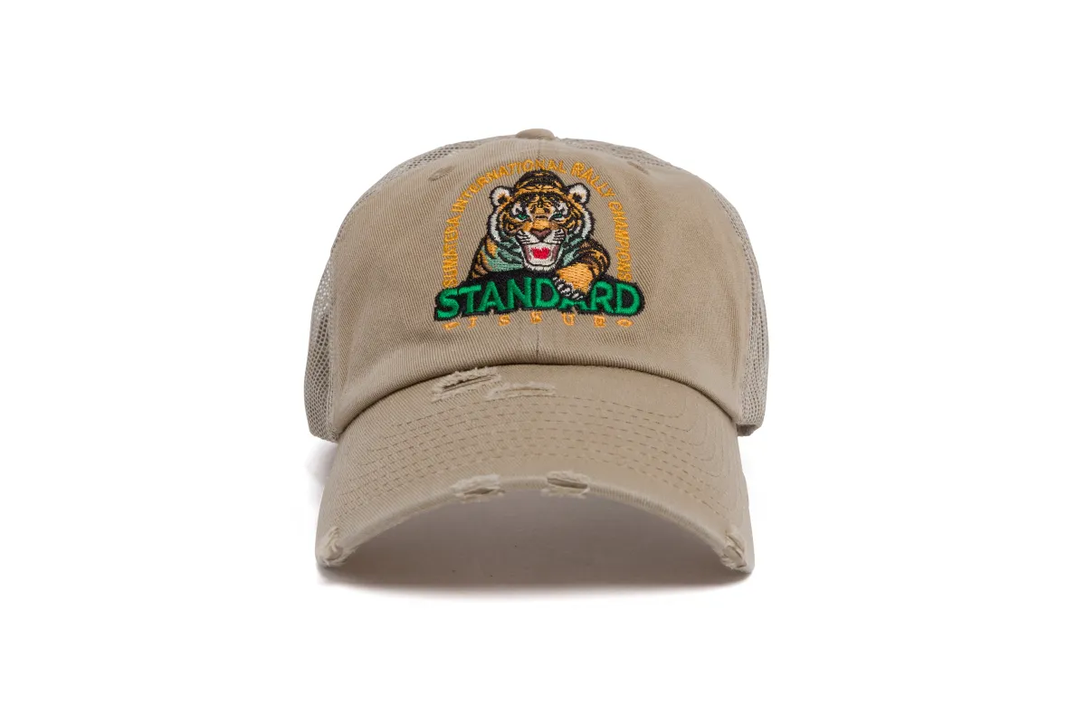 Rally Champ Sand Snap Back Hat sold by Standard Issue Tees