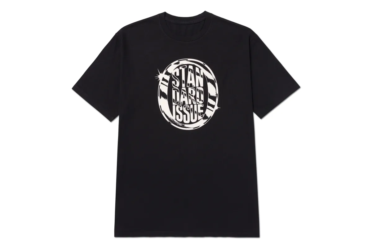 Medallion Black Tee made by Standard Issue Tees