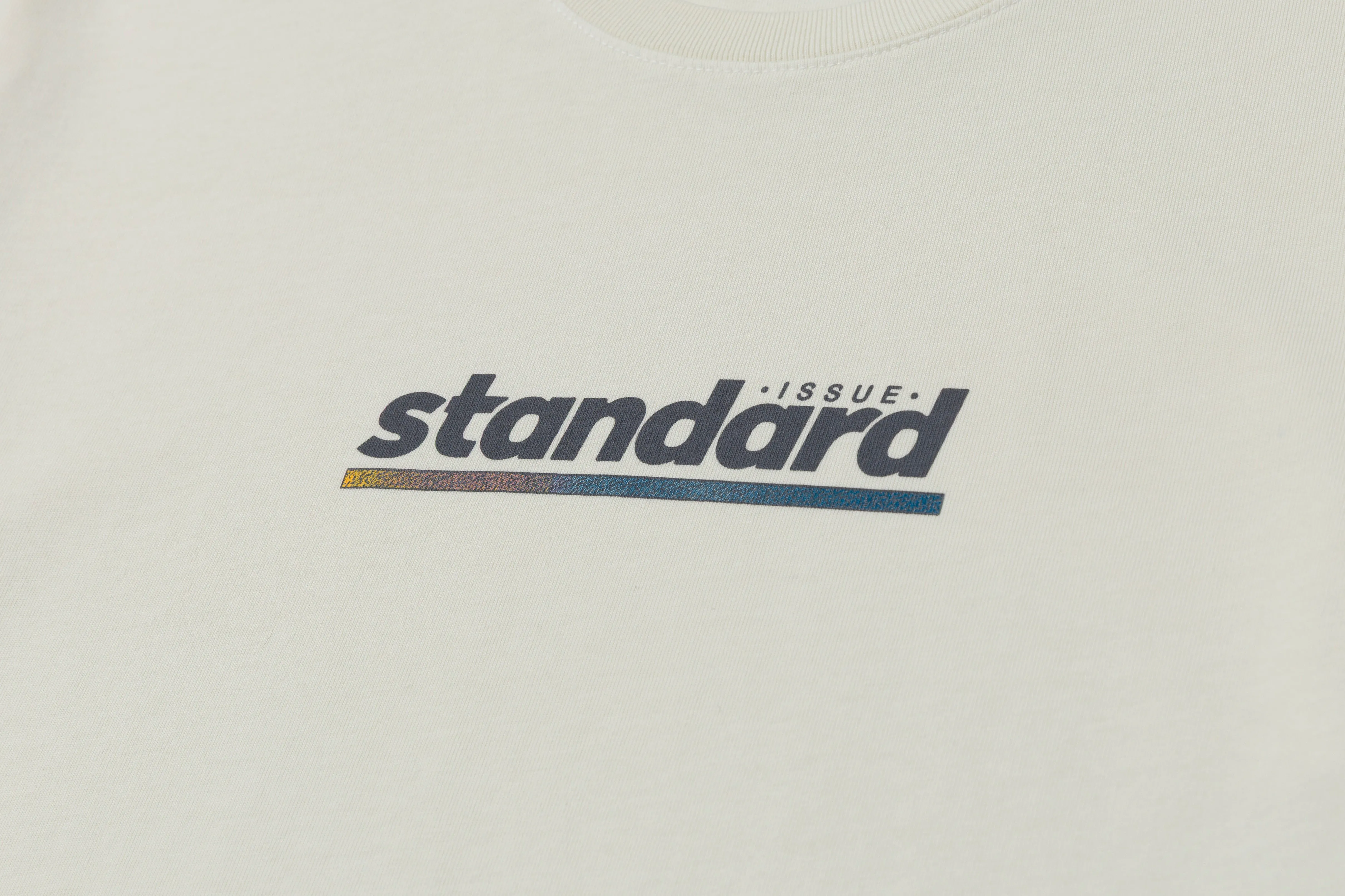 Sheer Script Cream Tee sold by Standard Issue Tees product image thumbnail 2