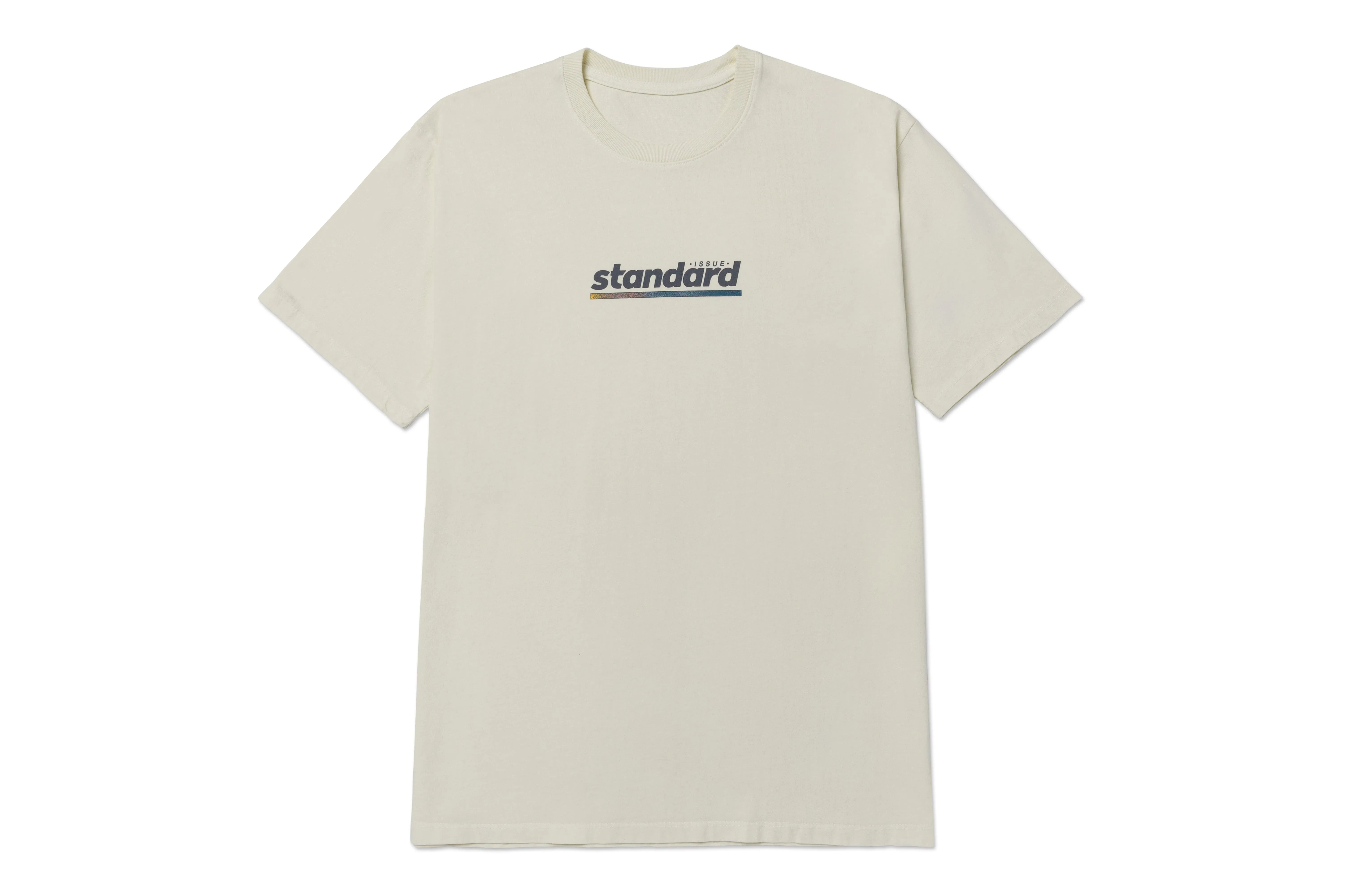 Sheer Script Cream Tee sold by Standard Issue Tees