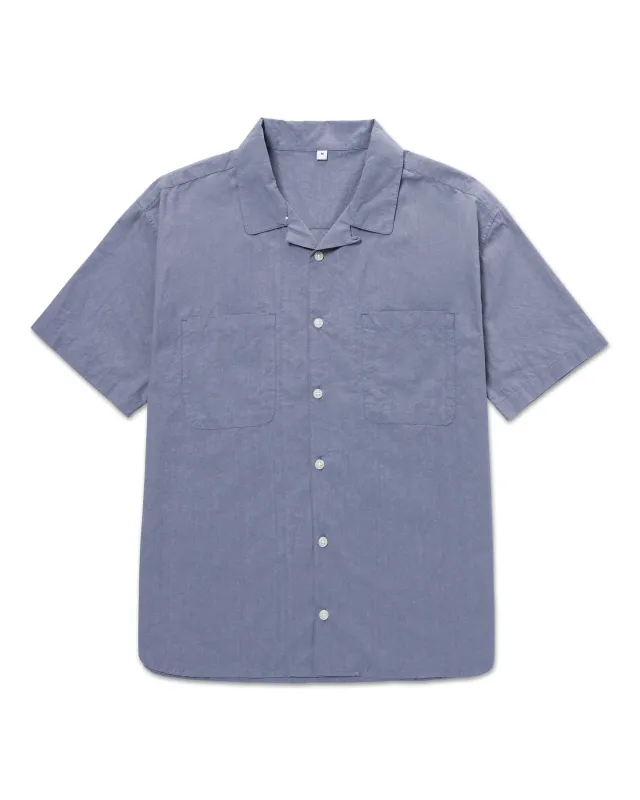 Camp Button Down Shirt Charcoal Forest sold by Standard Issue Tees