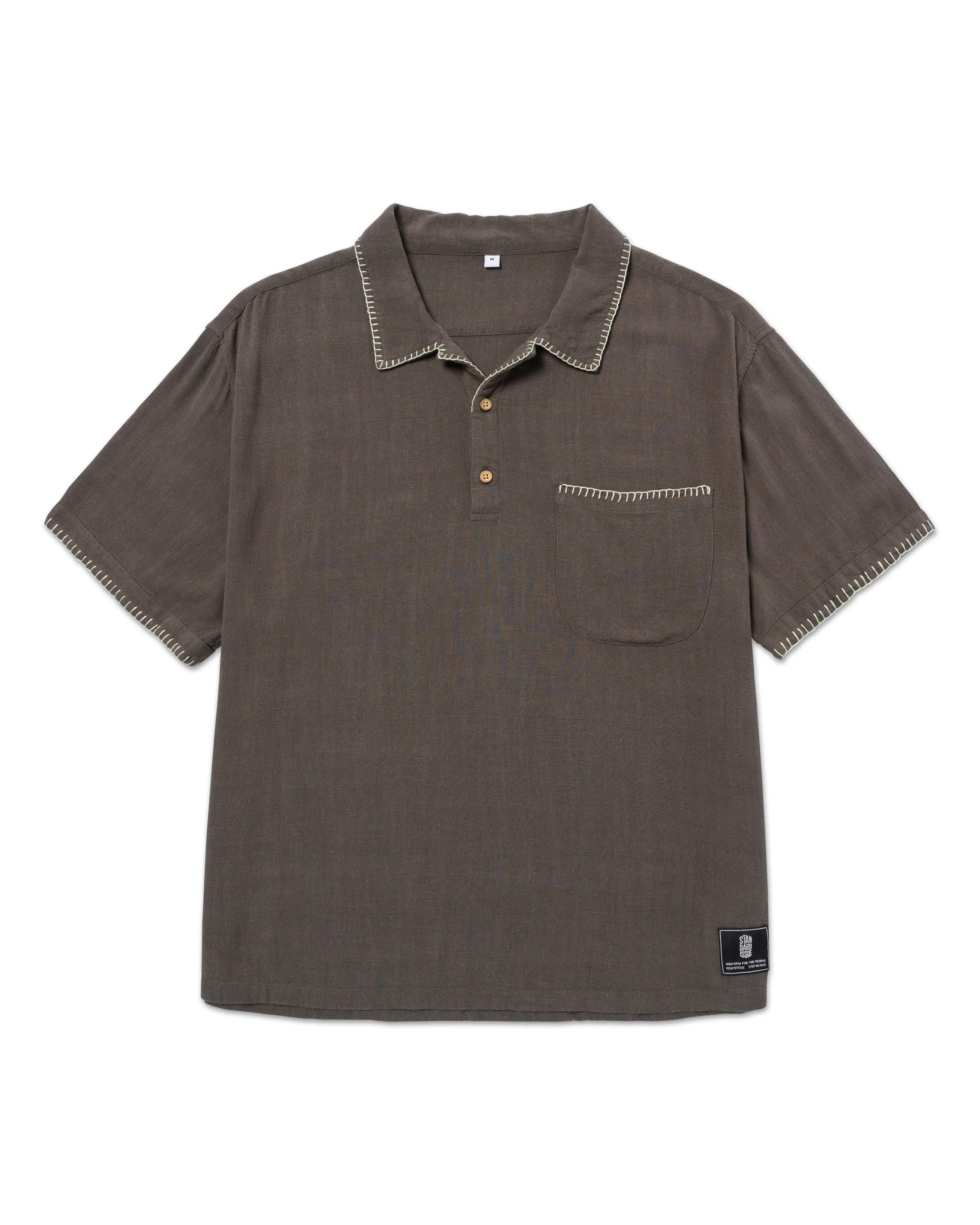 California Pull Over Shirt Kelp sold by Standard Issue Tees