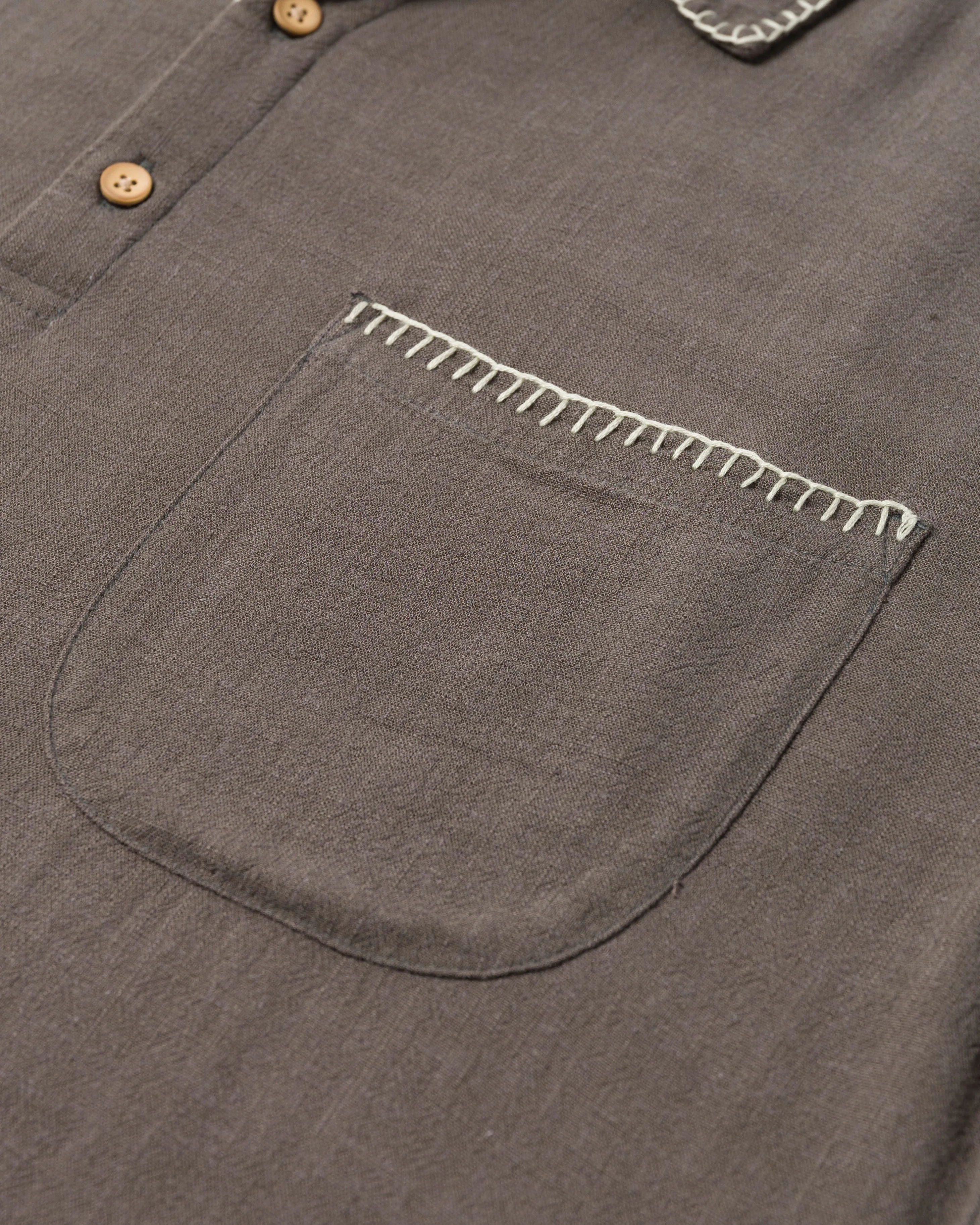 California Pull Over Shirt Kelp sold by Standard Issue Tees product image thumbnail 3