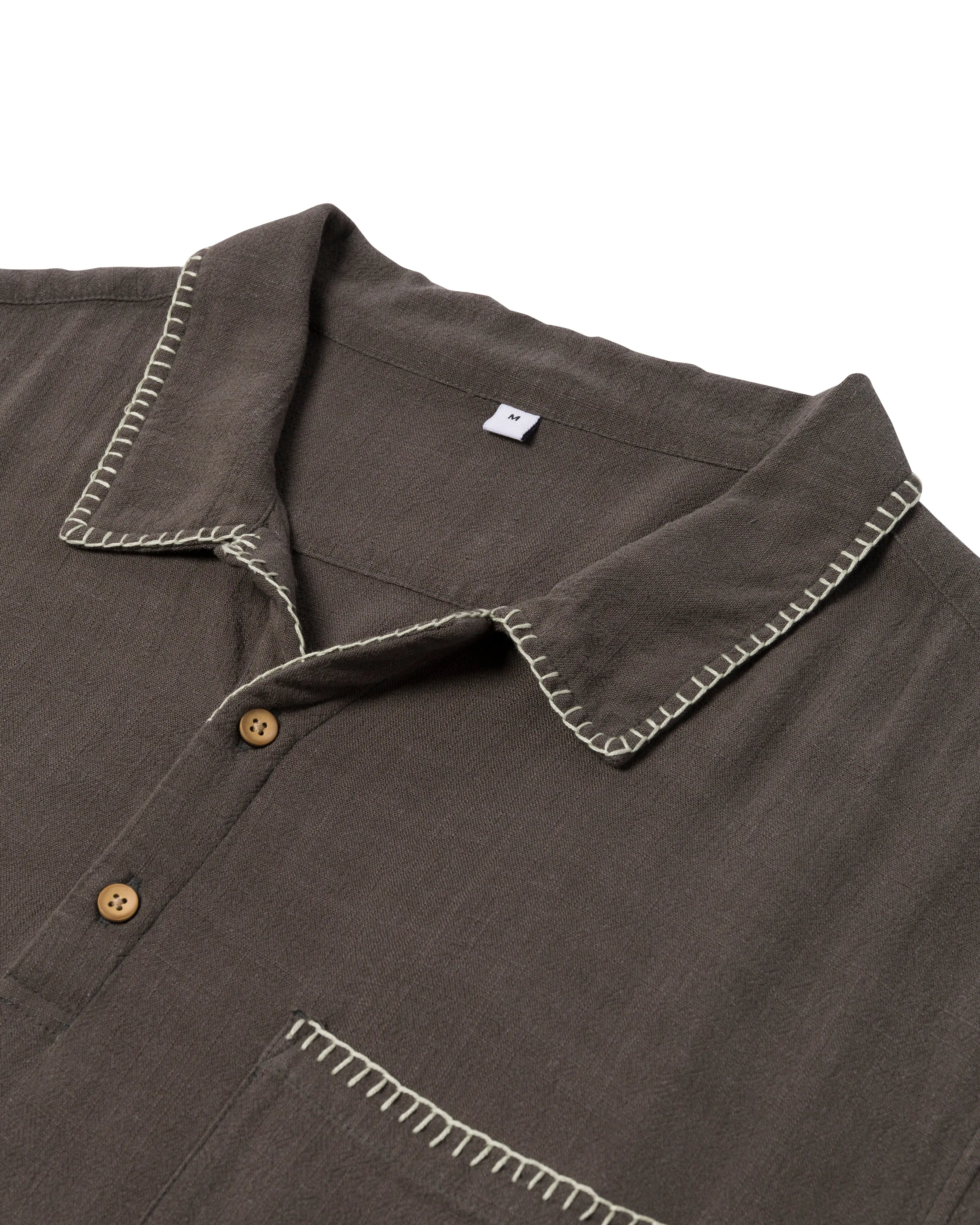 California Pull Over Shirt Kelp sold by Standard Issue Tees product image thumbnail 2