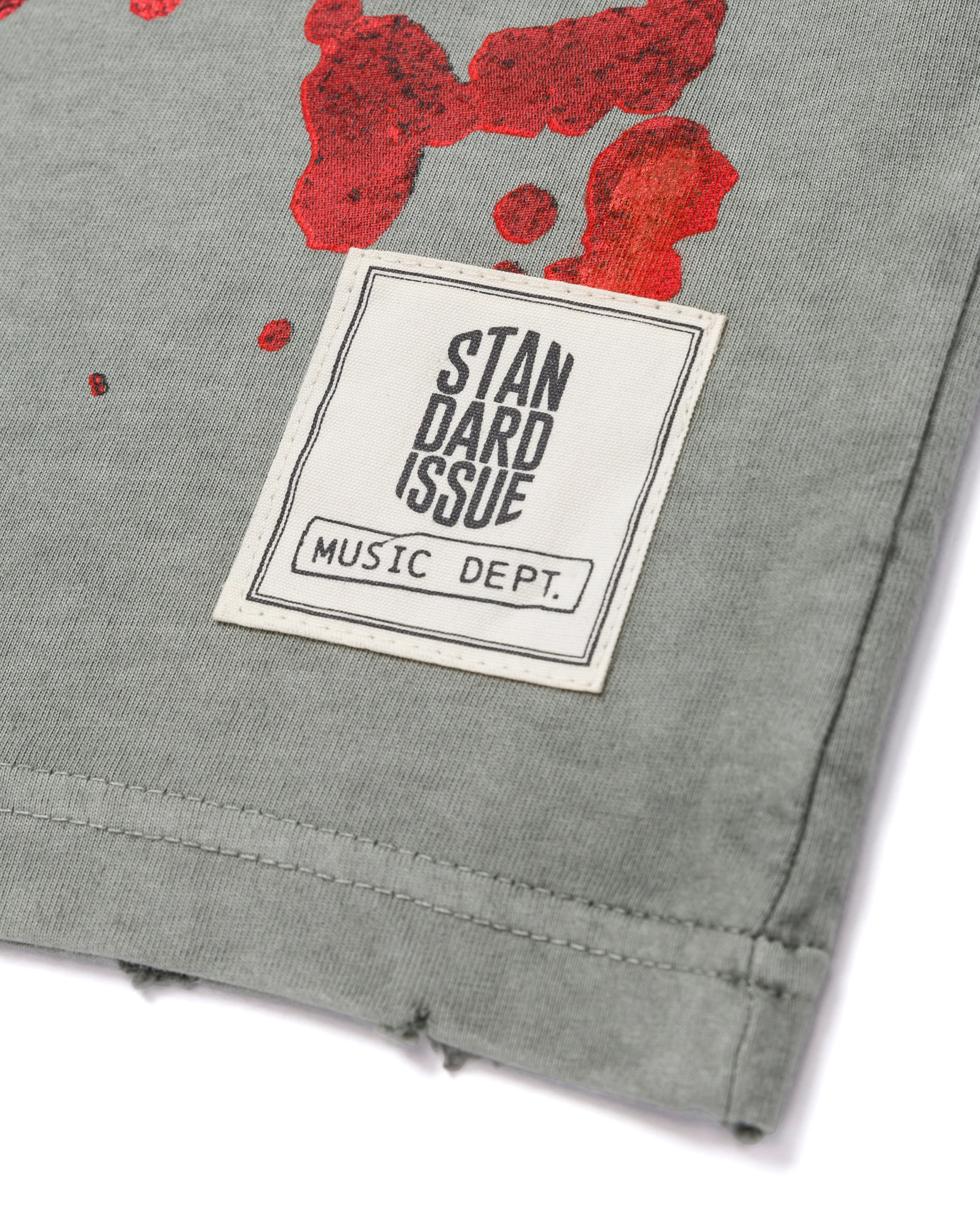 Megadeth Dr Vic Boxy Tee Washed Concrete sold by Standard Issue Tees product image thumbnail 4