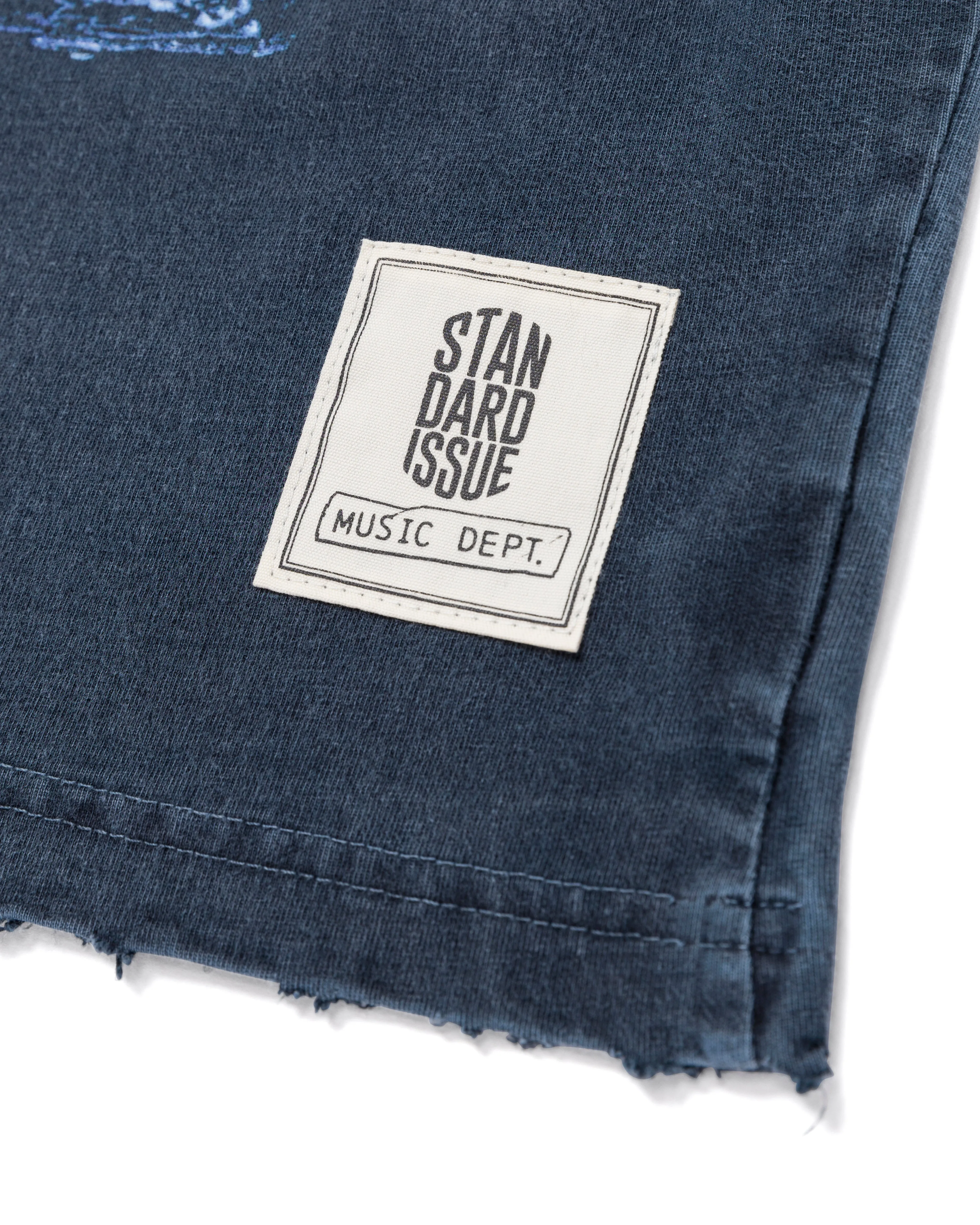 Megadeth Grid Boxy Tee Washed Slate sold by Standard Issue Tees product image thumbnail 4