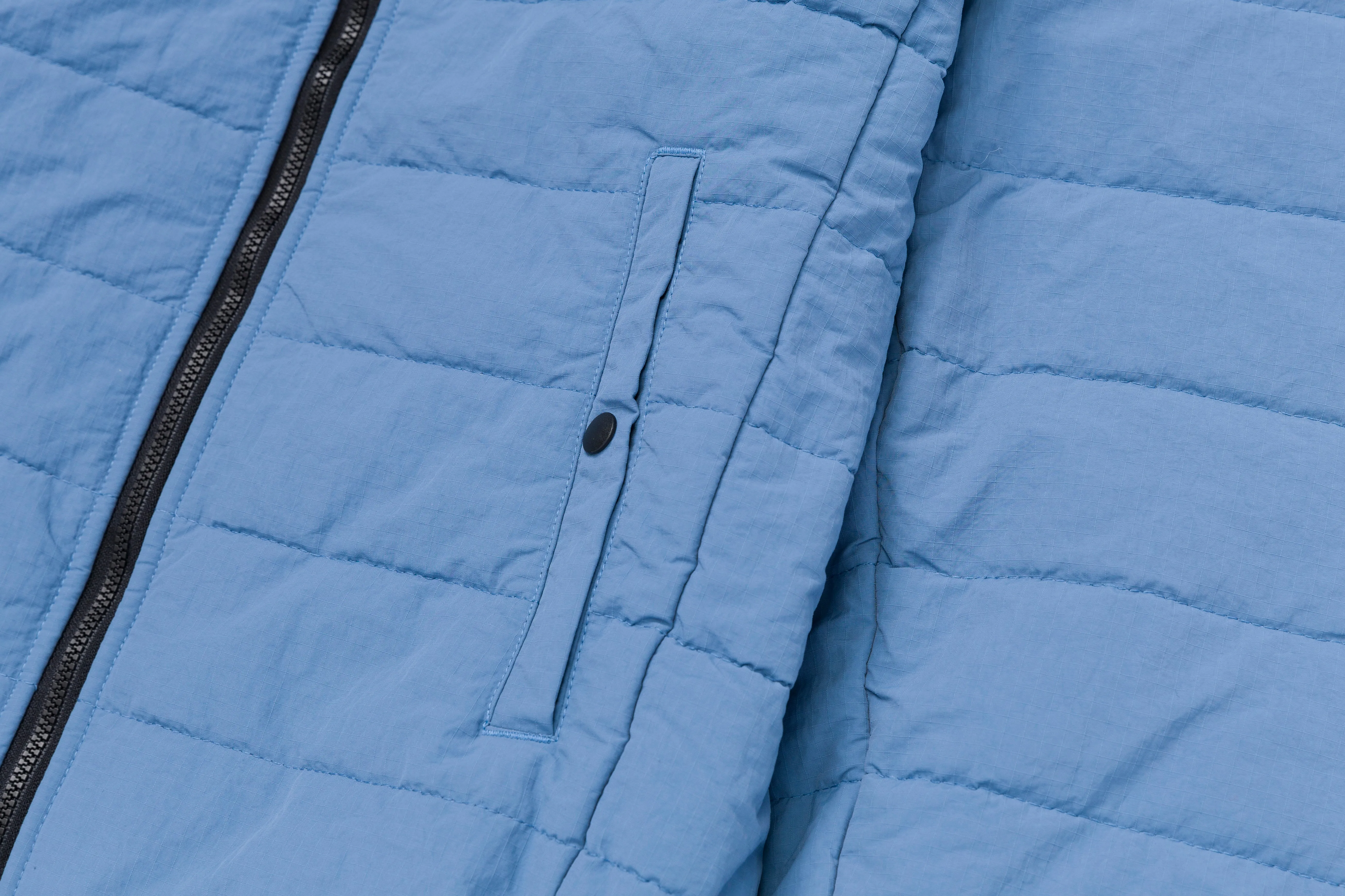Reversible Puffer Jacket Pale Blue sold by Standard Issue Tees product image thumbnail 3