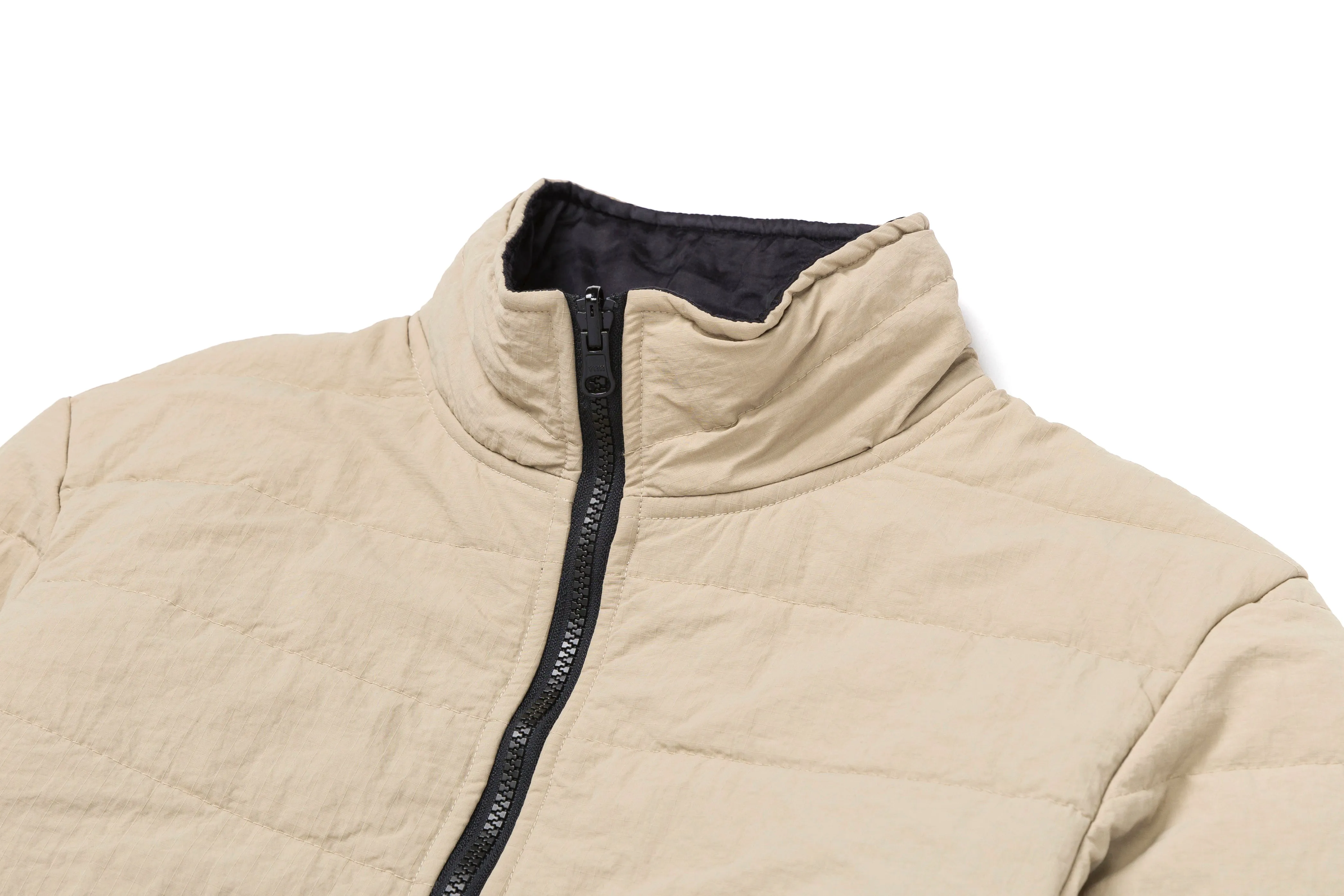 Reversible Puffer Jacket Beige sold by Standard Issue Tees product image thumbnail 2