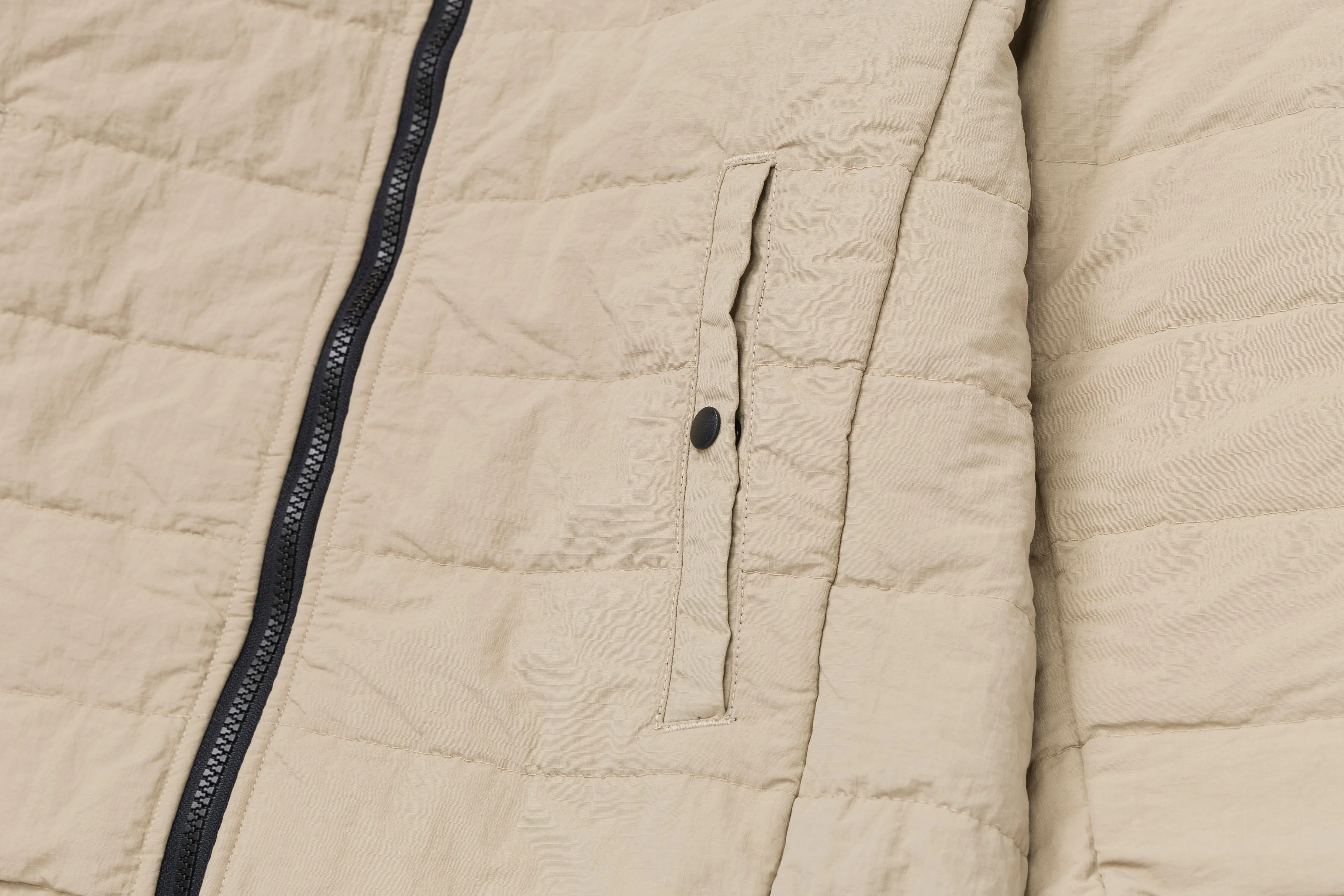 Reversible Puffer Jacket Beige sold by Standard Issue Tees product image thumbnail 3