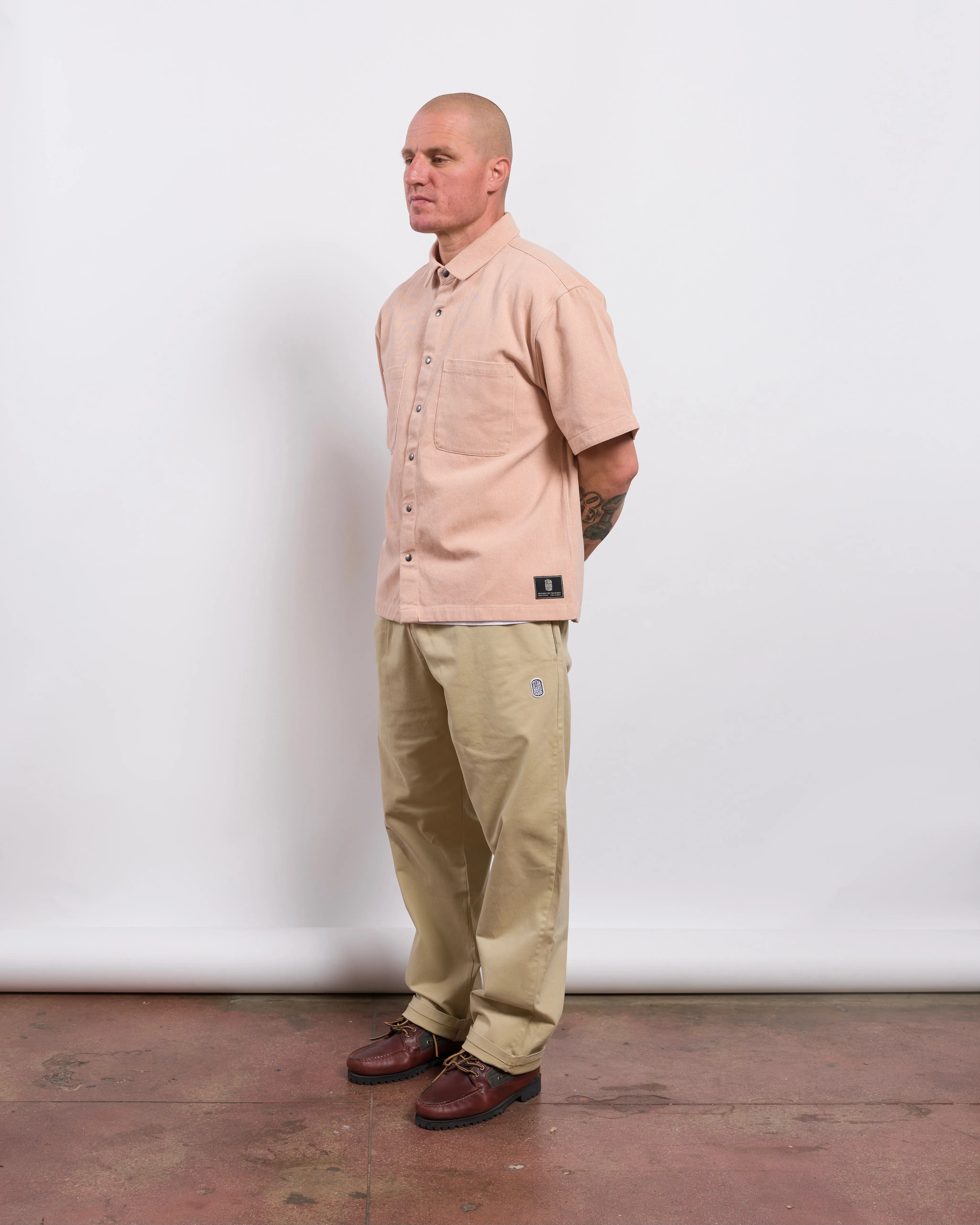 Button Down Work Shirt Dusty Orange sold by Standard Issue Tees