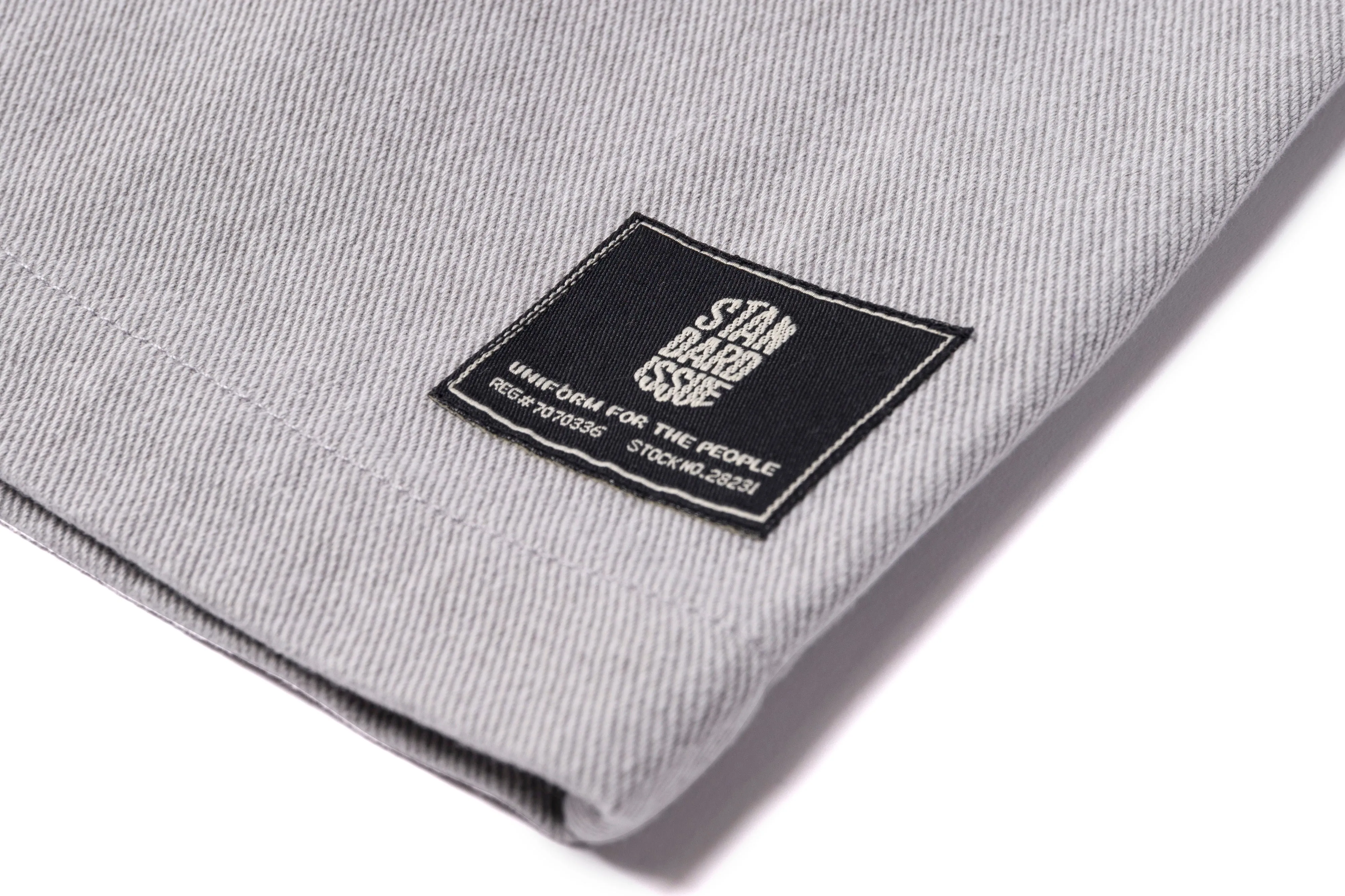 Button Down Work Shirt Dusty Grey sold by Standard Issue Tees product image thumbnail 3