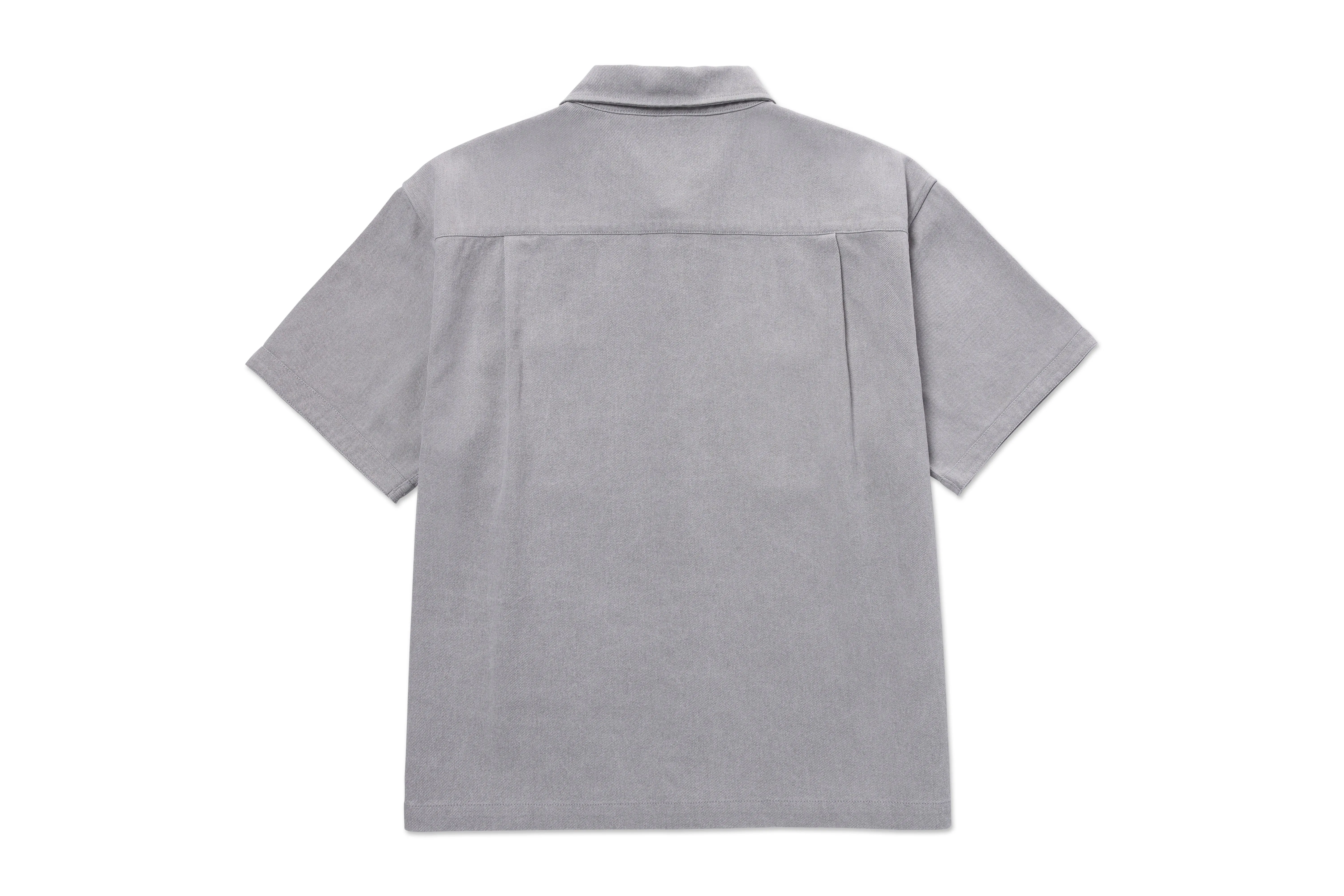 Button Down Work Shirt Dusty Grey sold by Standard Issue Tees product image thumbnail 4
