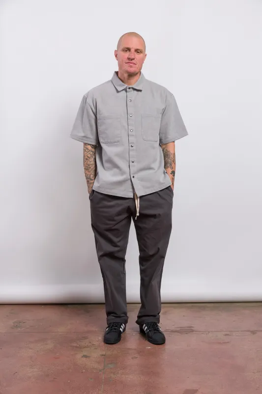 Button Down Work Shirt Dusty Grey sold by Standard Issue Tees