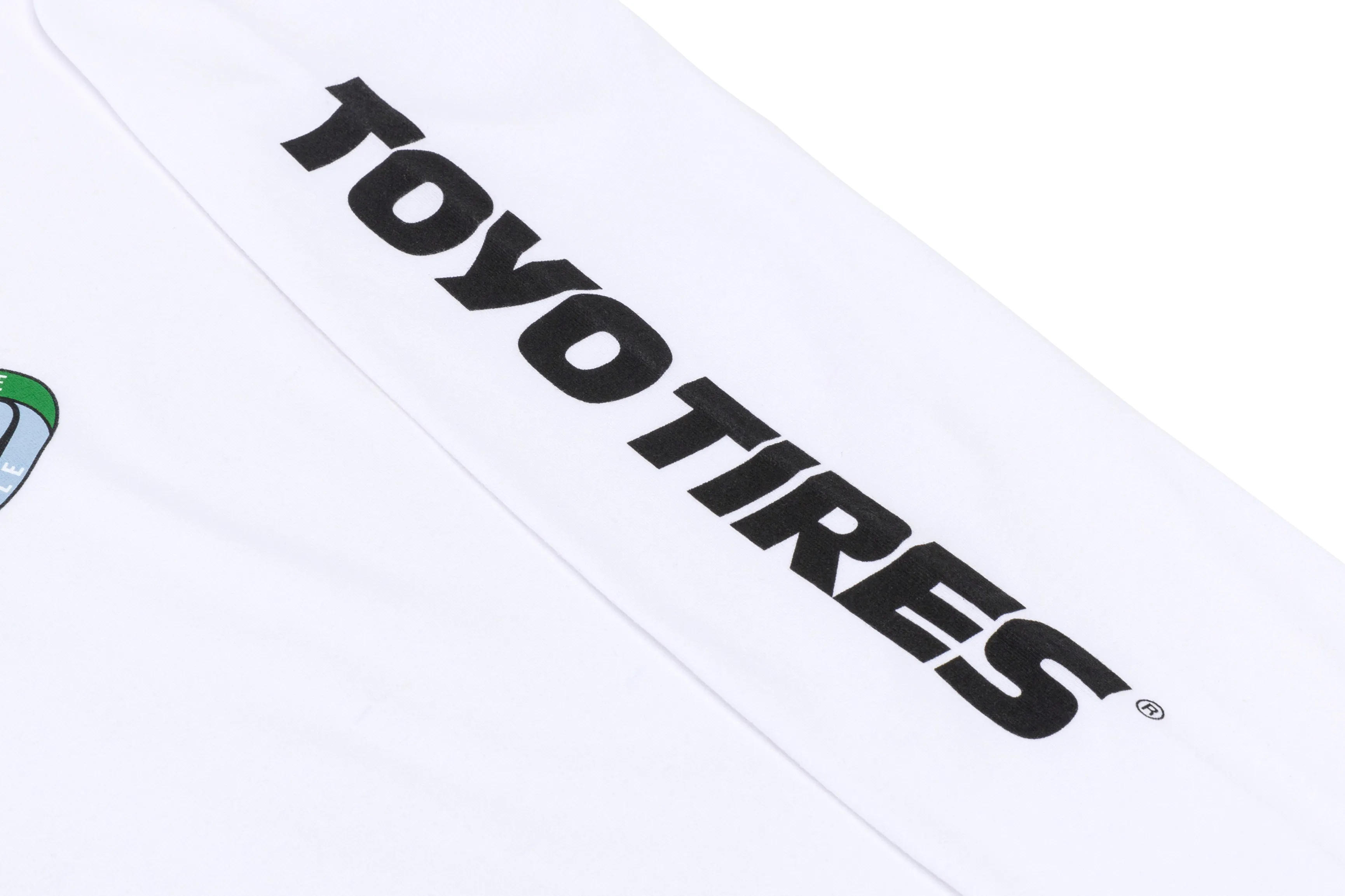 Team Toyo Maximum Traction Check Loop Long Sleeve Tee White sold by Standard Issue Tees product image thumbnail 3