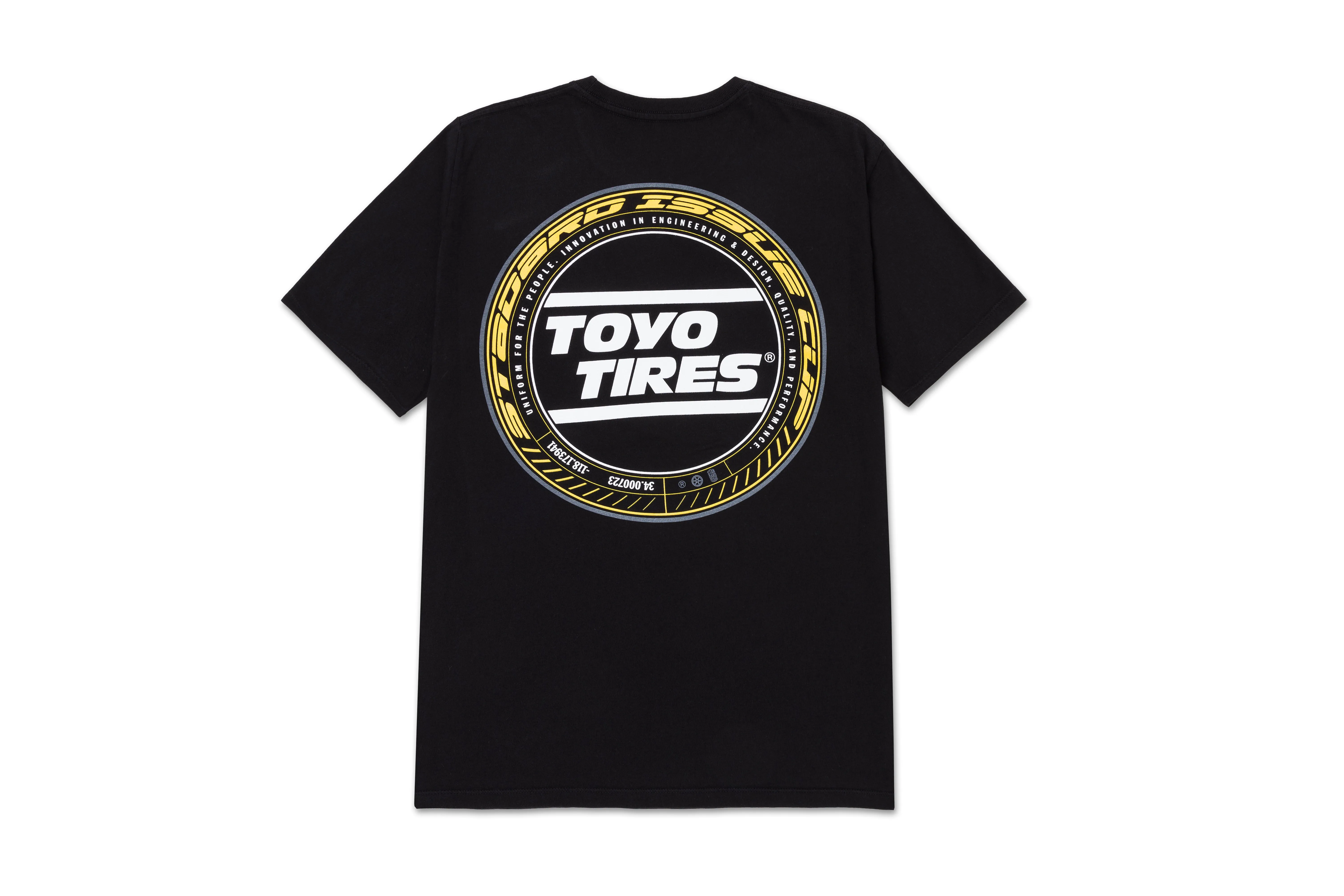 Team Toyo Maximum Traction Digital Gauge Tee Black sold by Standard Issue Tees product image thumbnail 3