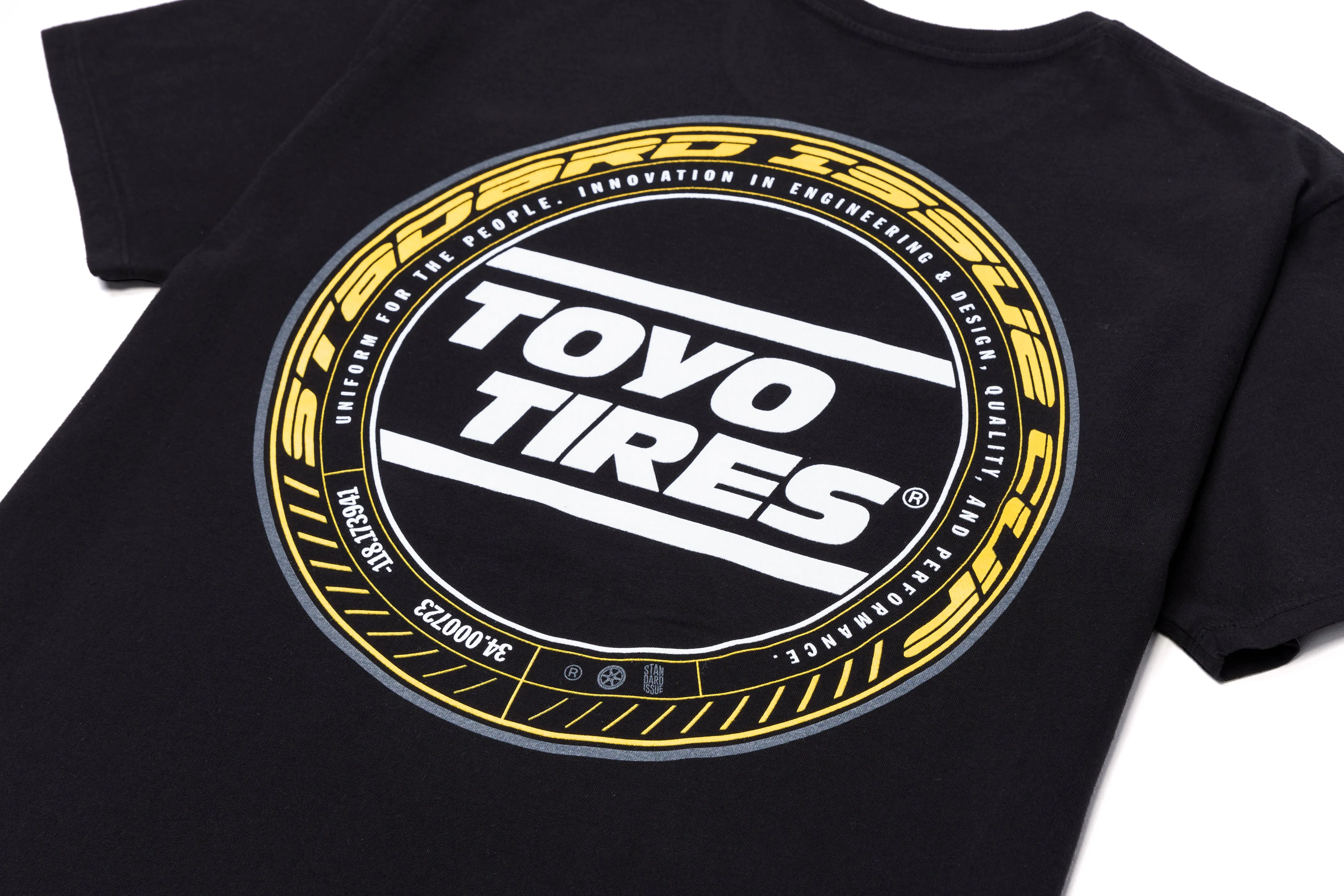 Team Toyo Maximum Traction Digital Gauge Tee Black sold by Standard Issue Tees product image thumbnail 4