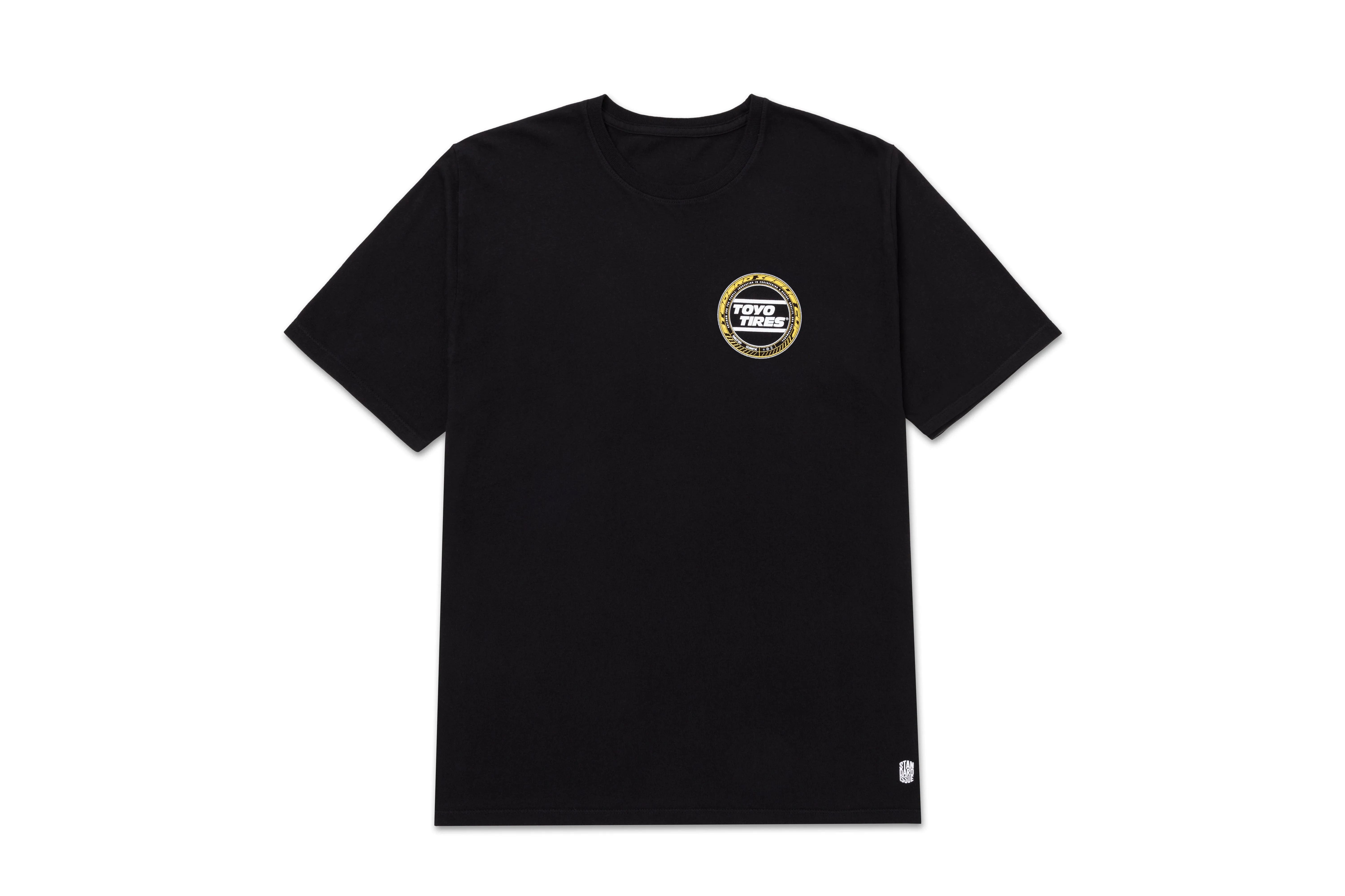 Team Toyo Maximum Traction Digital Gauge Tee Black sold by Standard Issue Tees