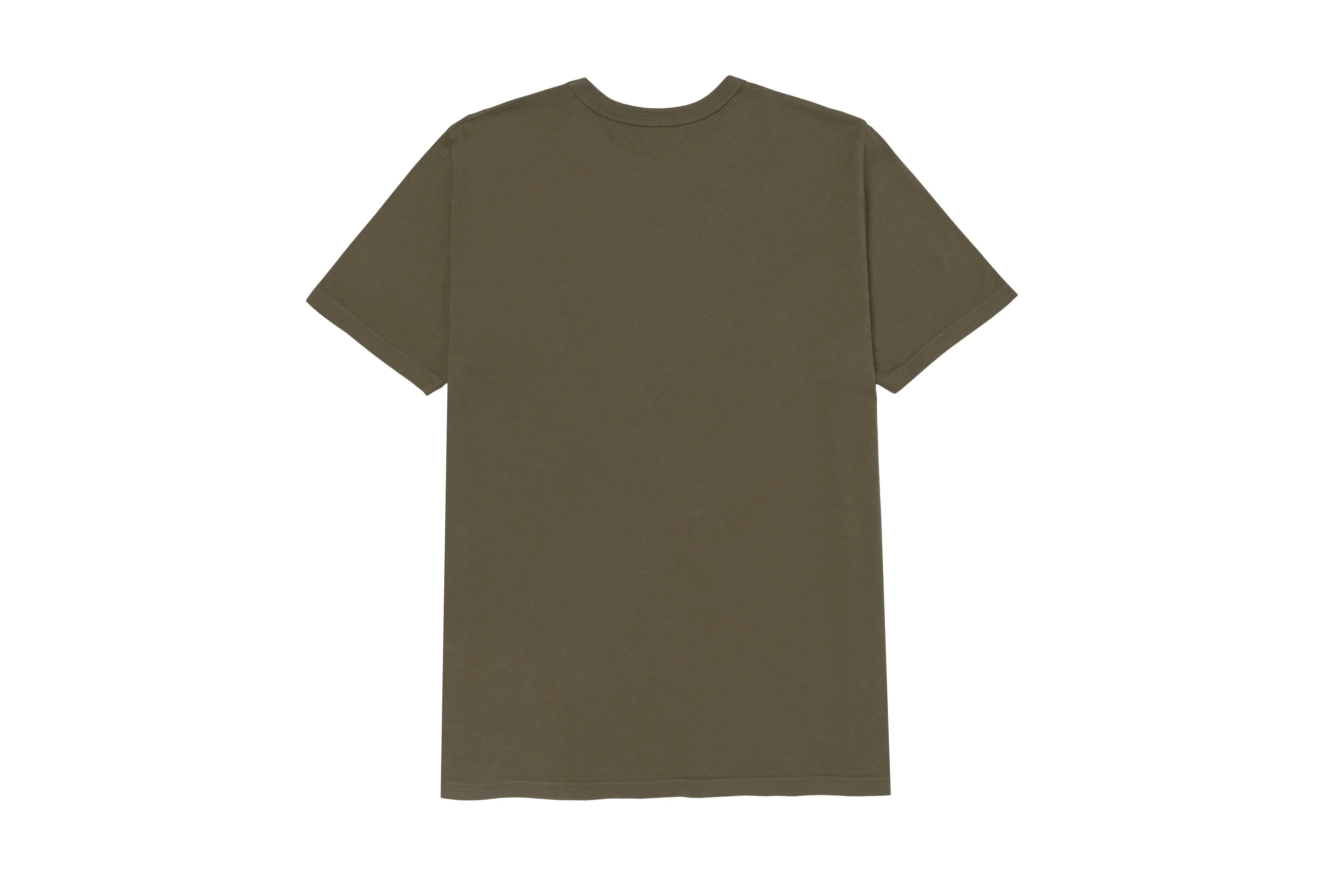 Lightweight Fitted Tee Burnt Olive sold by Standard Issue Tees product image thumbnail 4