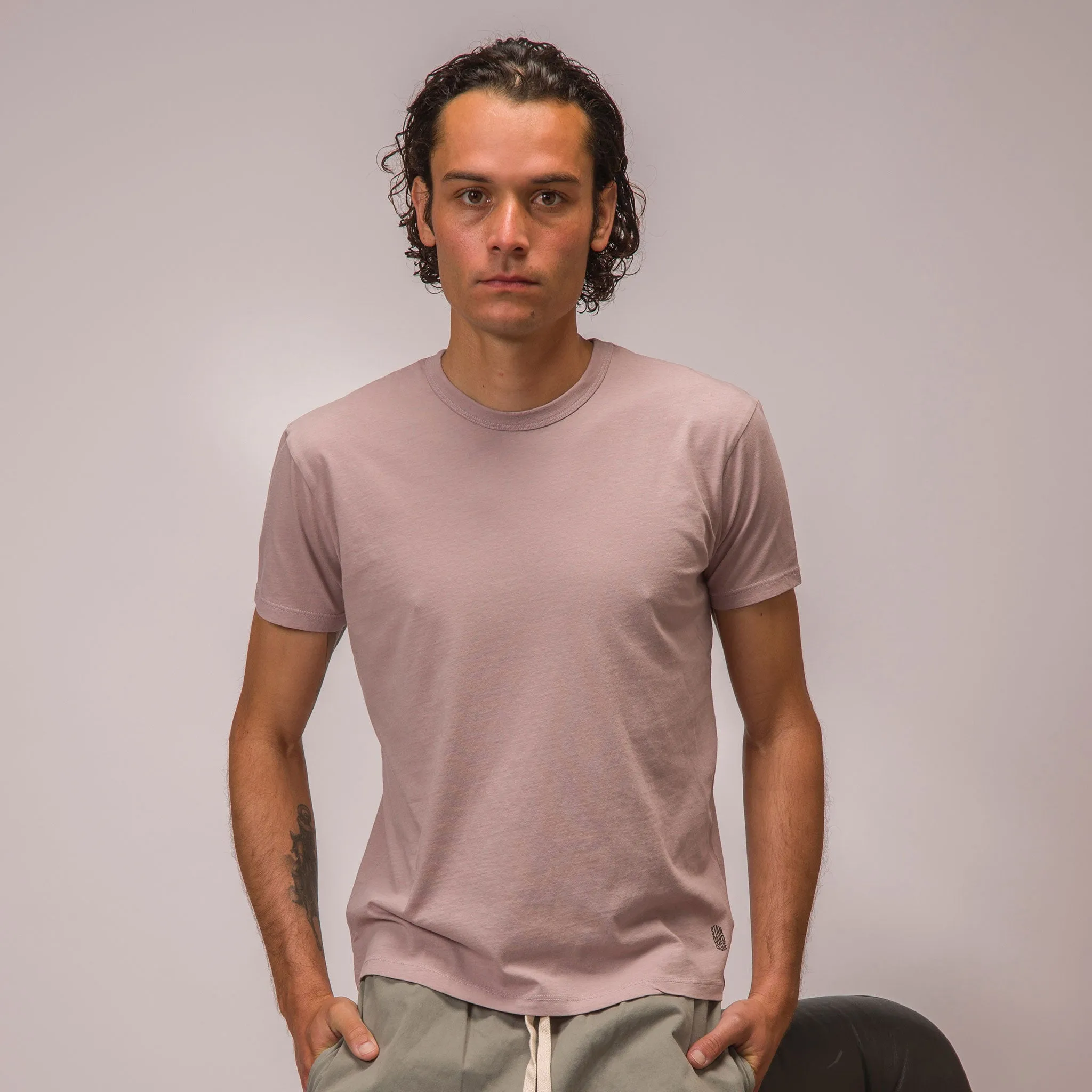 Lightweight Fitted Tee Antler sold by Standard Issue Tees